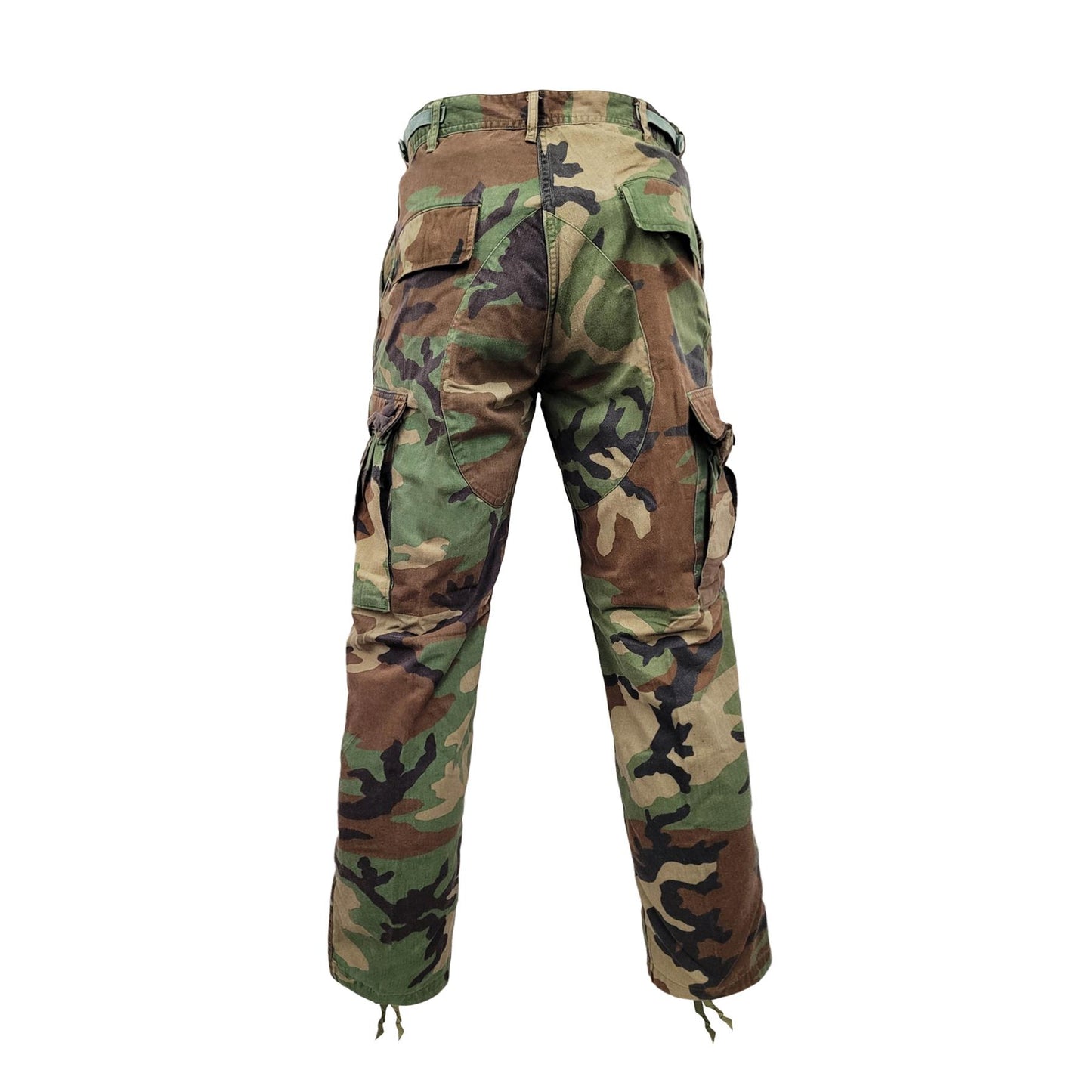 Army Trouser Original US Military Vintage Surplus BDU Combat Pants Woodland Camo