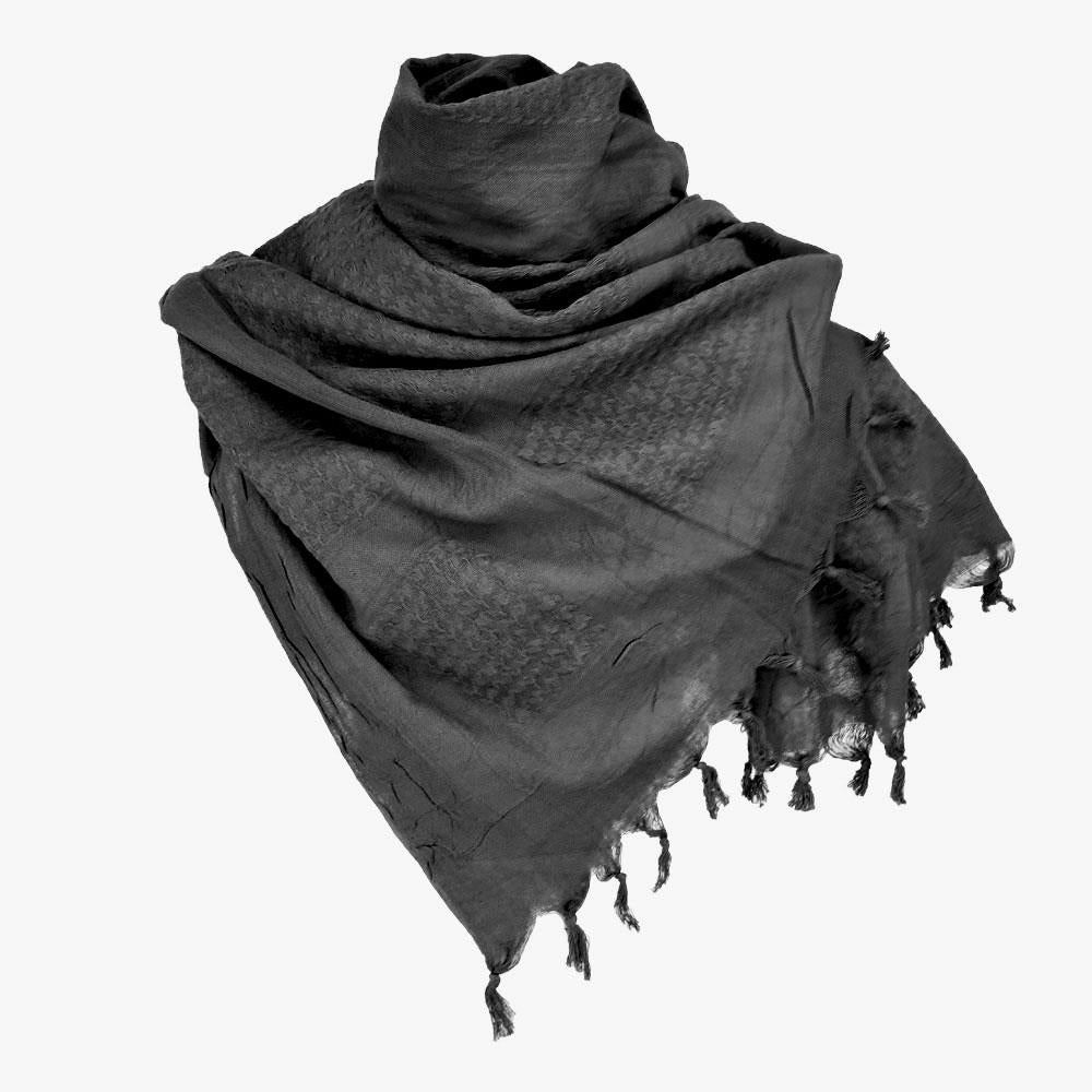 Army Scarf Military Style Combat Tactical Neck Warmer Black / Black