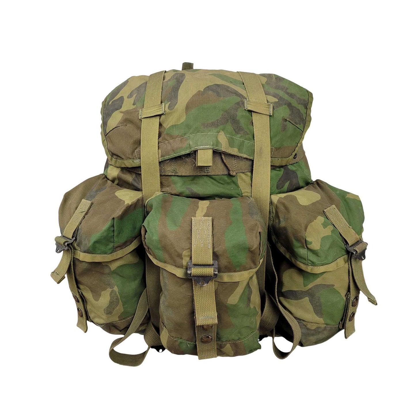 Original US Army Alice Bag Military Rucksack Woodland Camo
