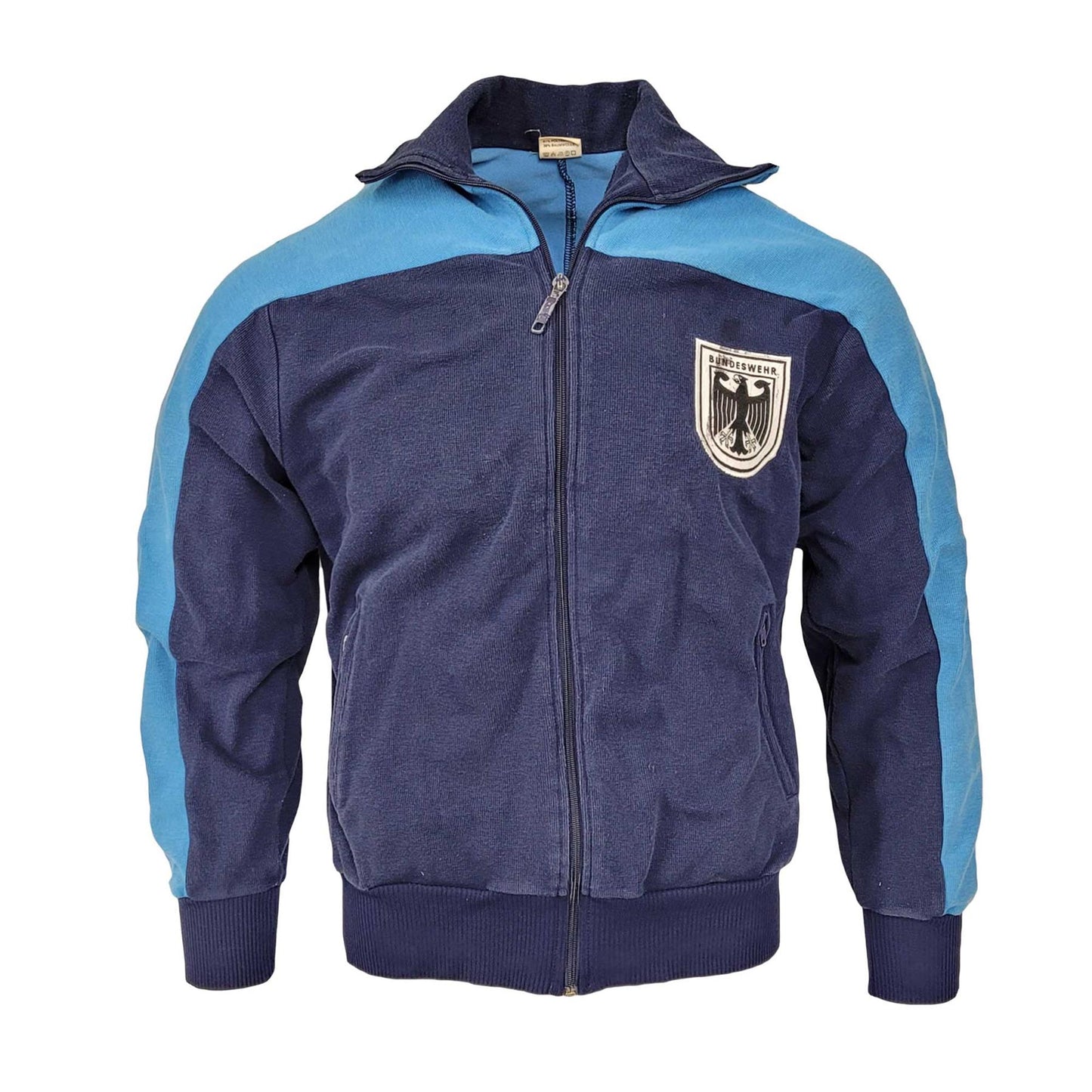 Army Tracksuit Top Original German Bundeswehr Uniform Grade 2 Navy