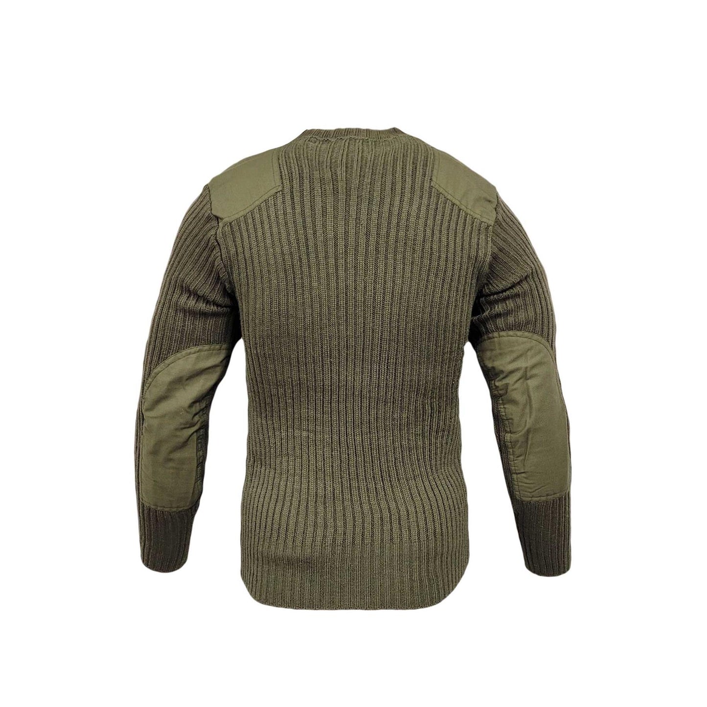 Original British Wool Jumper Army Military Pullover Olive