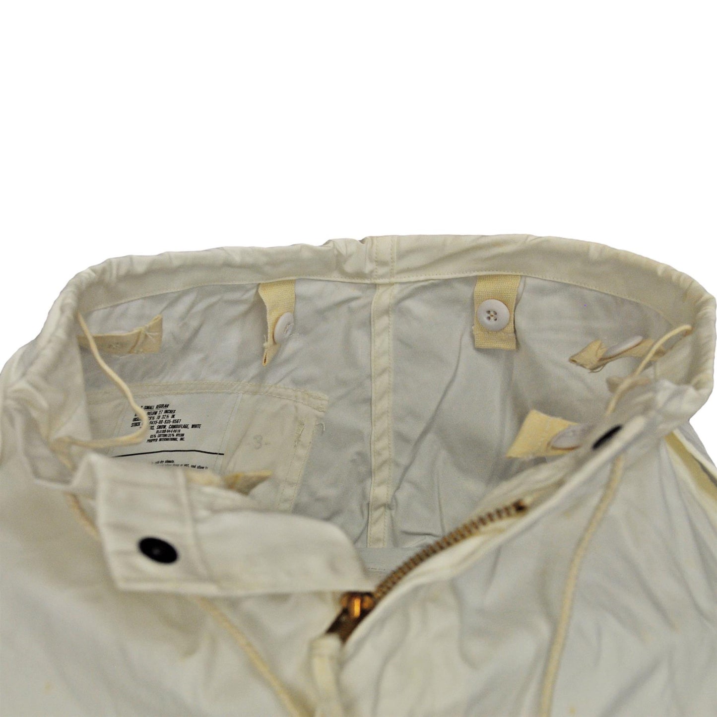 Original US Snow Trouser Vintage Surplus Pants White