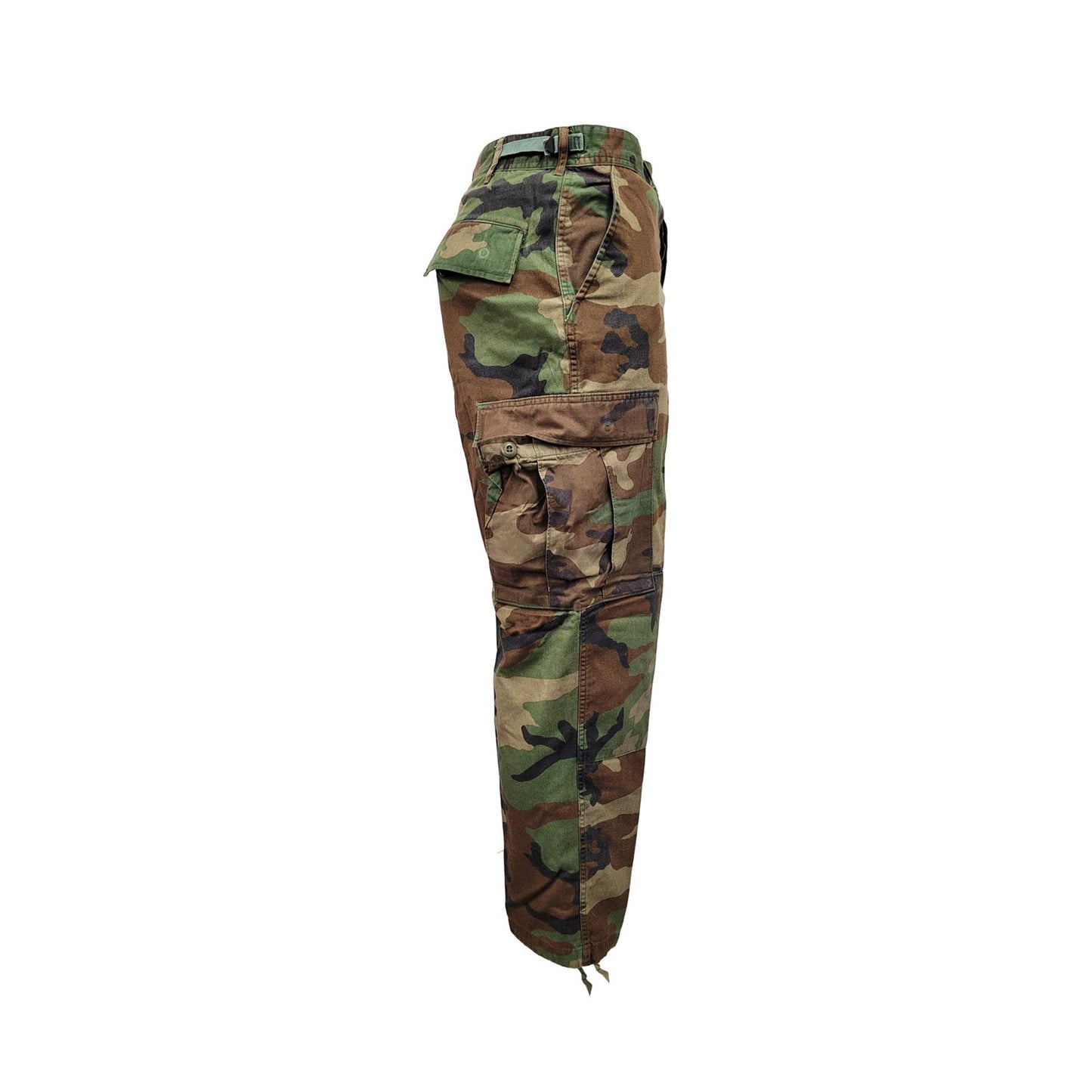 Army Trouser Original US Military Vintage Surplus BDU Combat Pants Woodland Camo