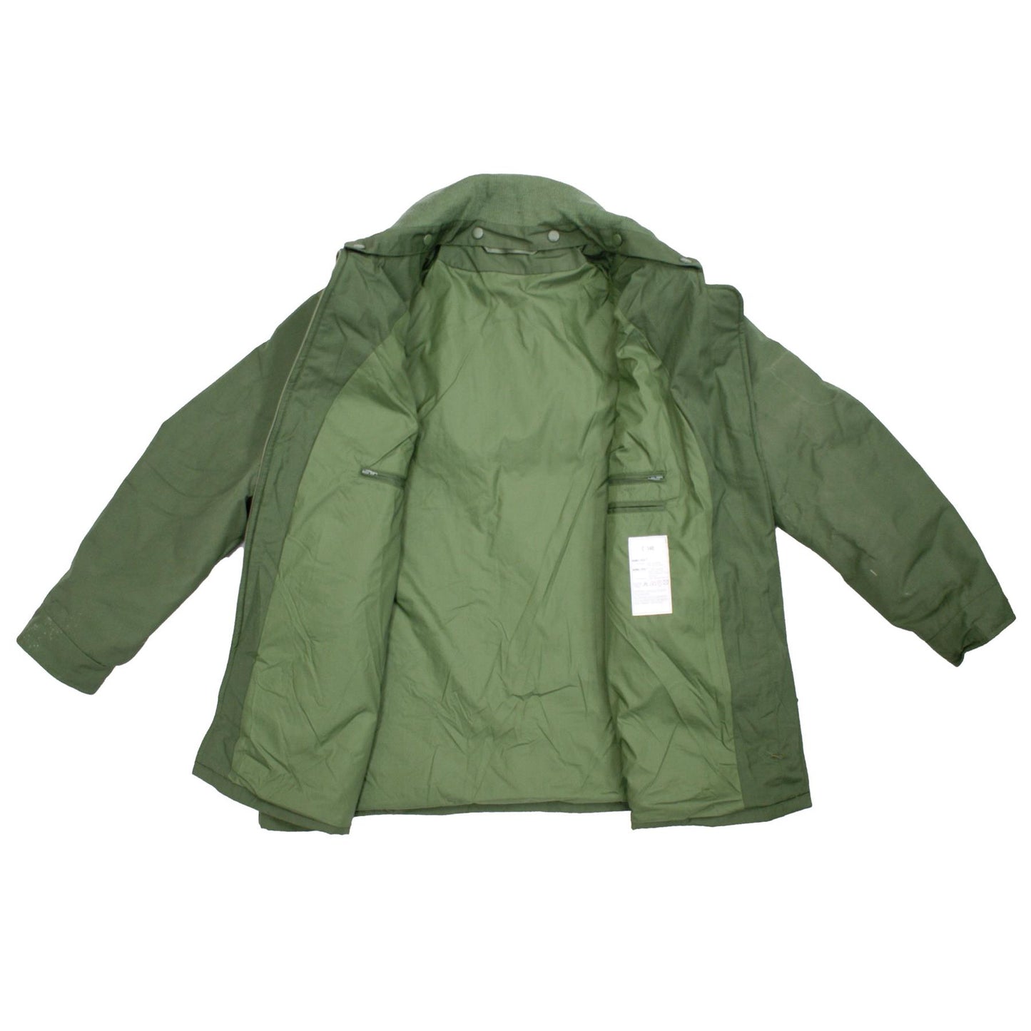 Womens Padded Jacket Original German Goretex Water Resistant Vintage Surplus Olive