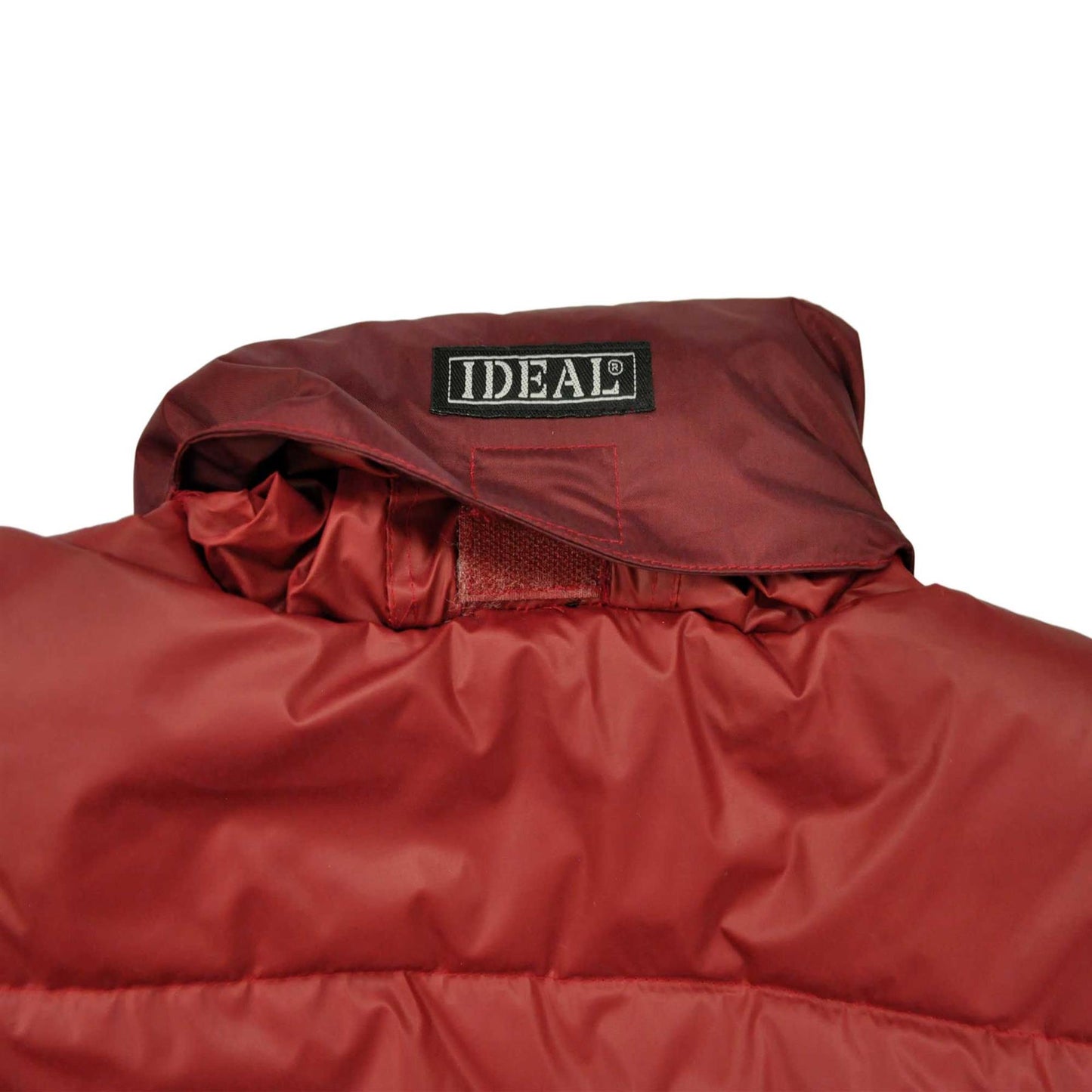 Puffer Jacket Padded Insulated PVC Warm Coat Red