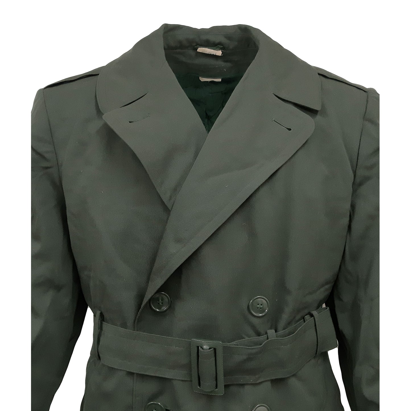 Original US Army Parka AG44 Wool Trench Coat Grade 2 Green
