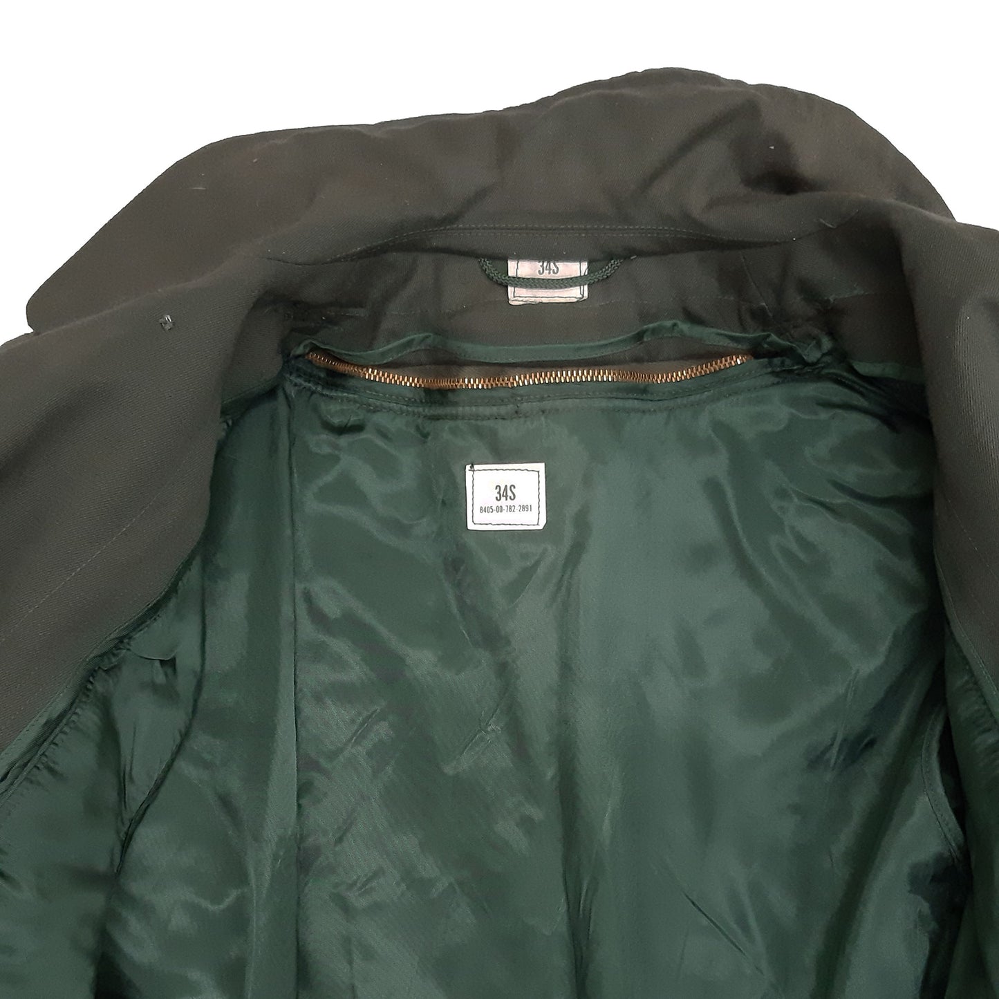 Original US Army Parka AG44 Wool Trench Coat Grade 2 Green