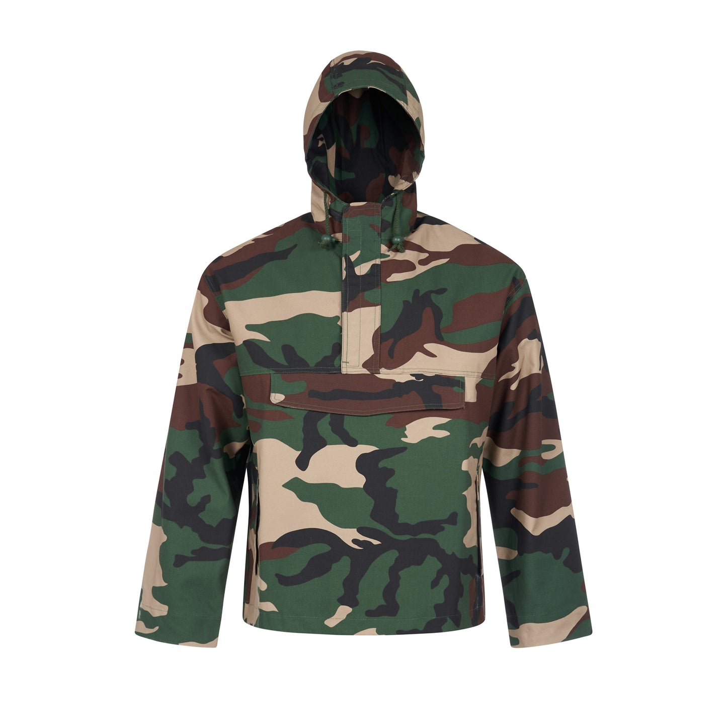 Smock Military Style Woodland Camo