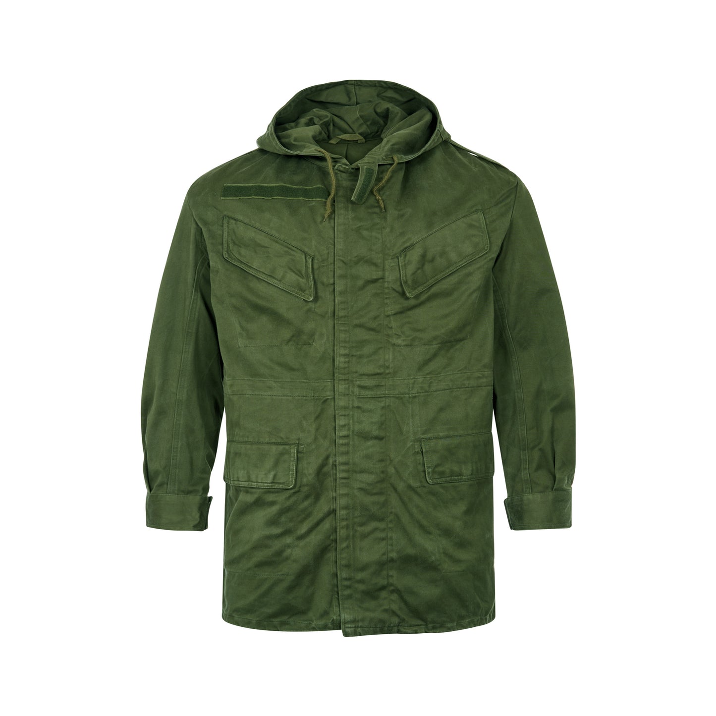 Original Belgian Army Parka Vintage Long Coat New Olive