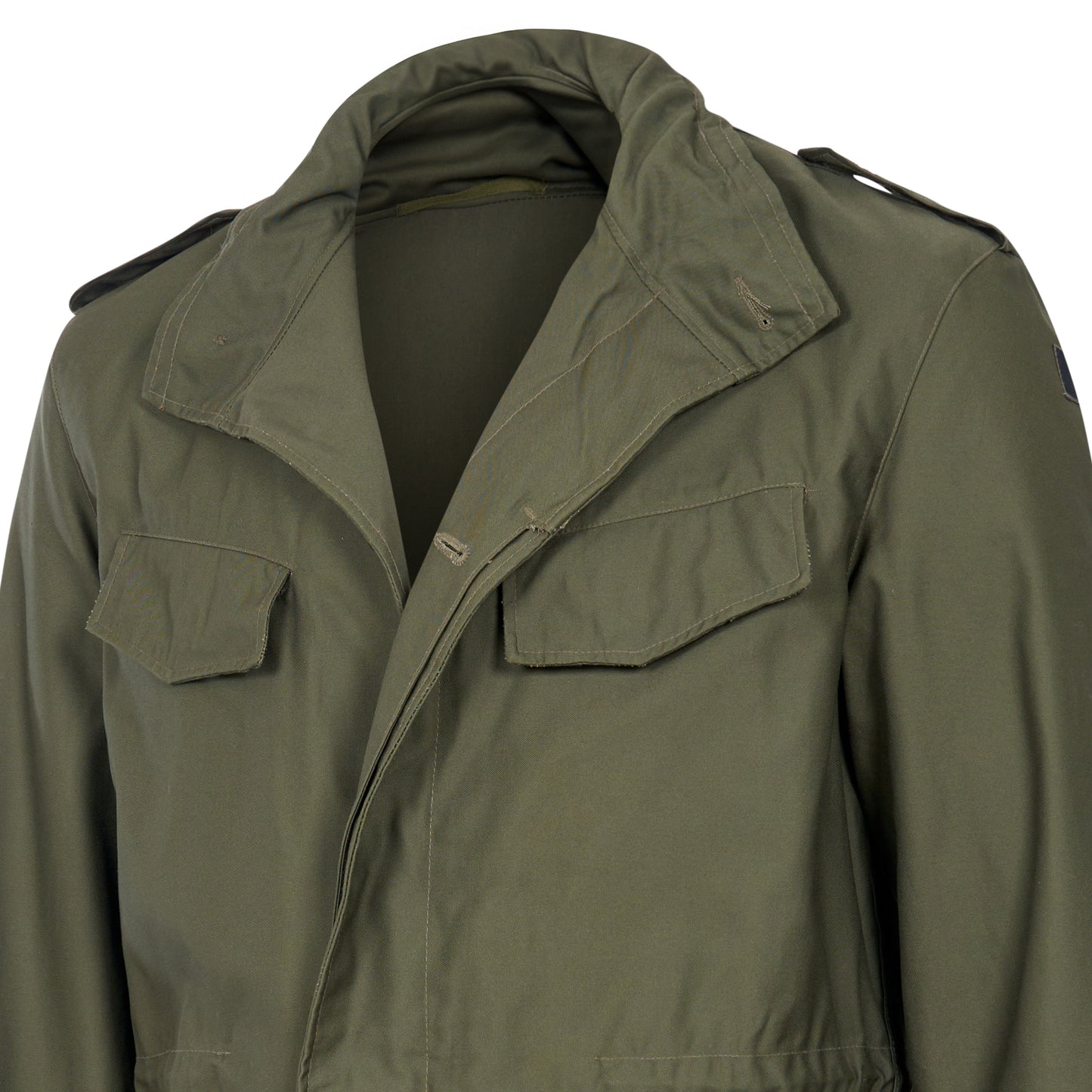 Army Jacket Original Belgian Rain Resistant Military Long Coat Olive