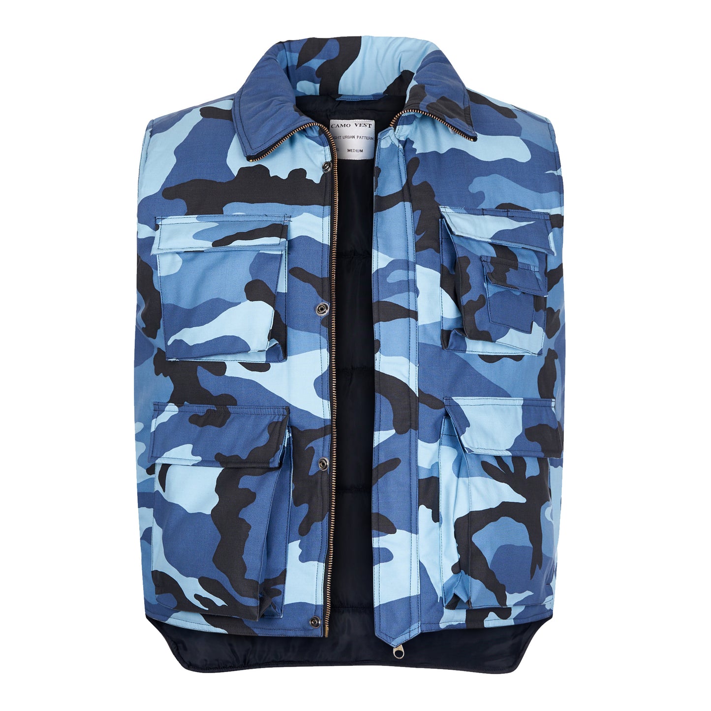 Body Warmer Army Combat Padded Gilet Military Vest Midnight Camo
