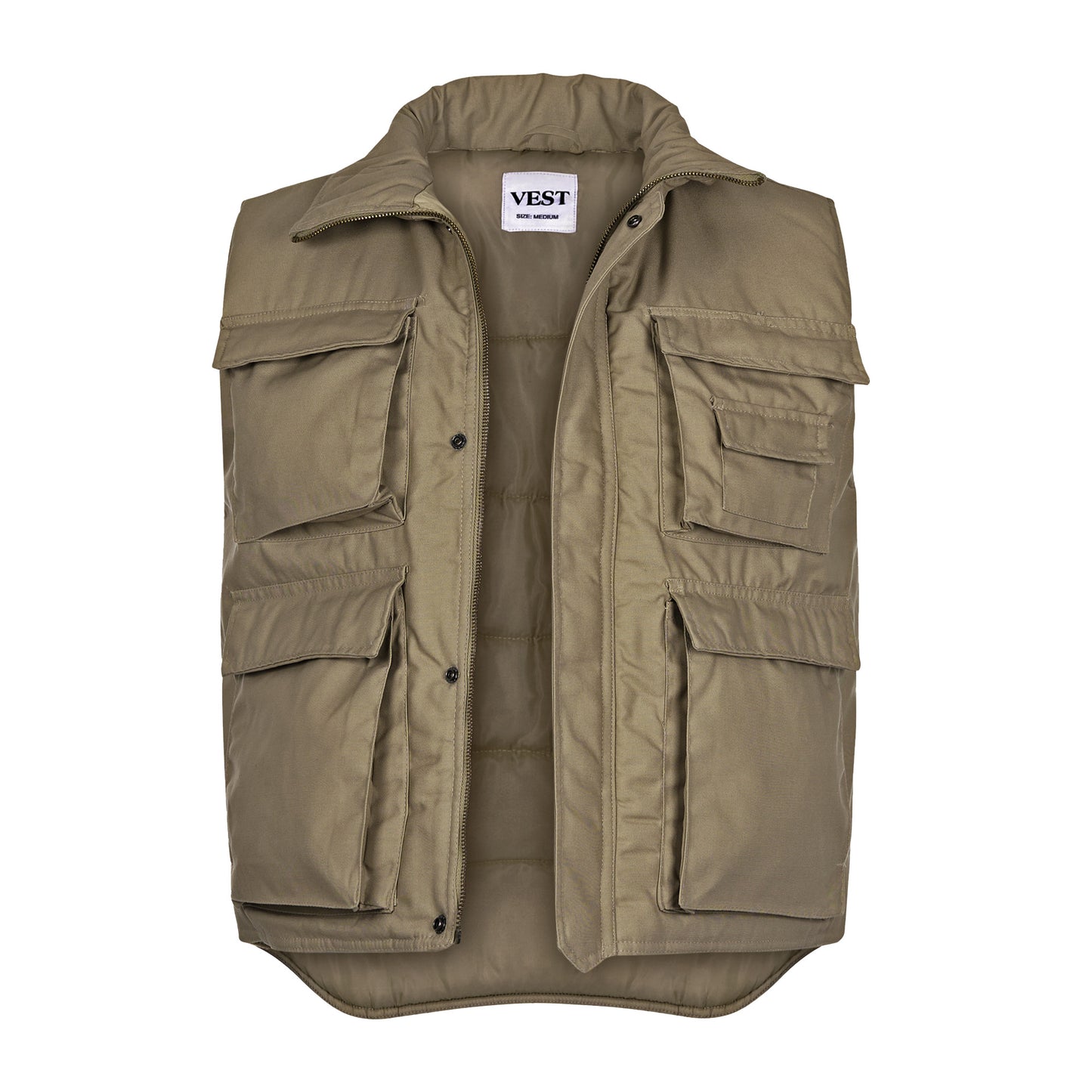 Body Warmer Army Combat Padded Gilet Military Vest Olive