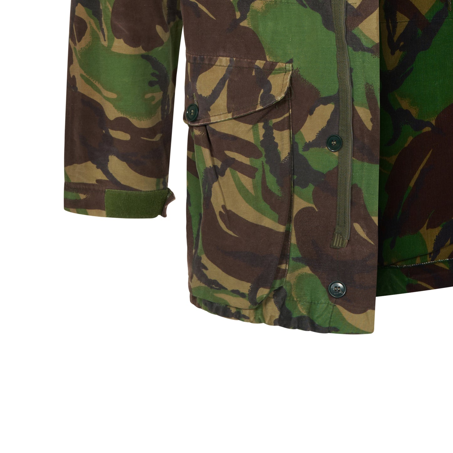Original British Army Jacket Vintage Surplus Camo Issued Military Combat Field Coat DPM Camo
