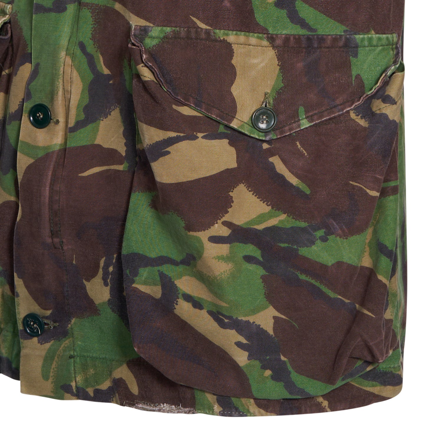 Original British Army Jacket Vintage Surplus Camo Issued Military Combat Field Coat DPM Camo