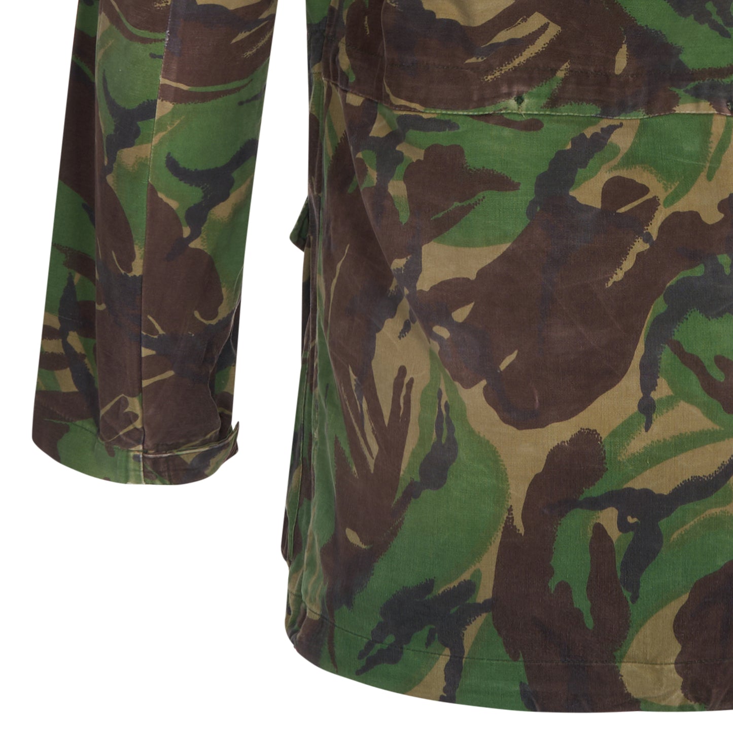 Original British Army Jacket Vintage Surplus Camo Issued Military Combat Field Coat DPM Camo