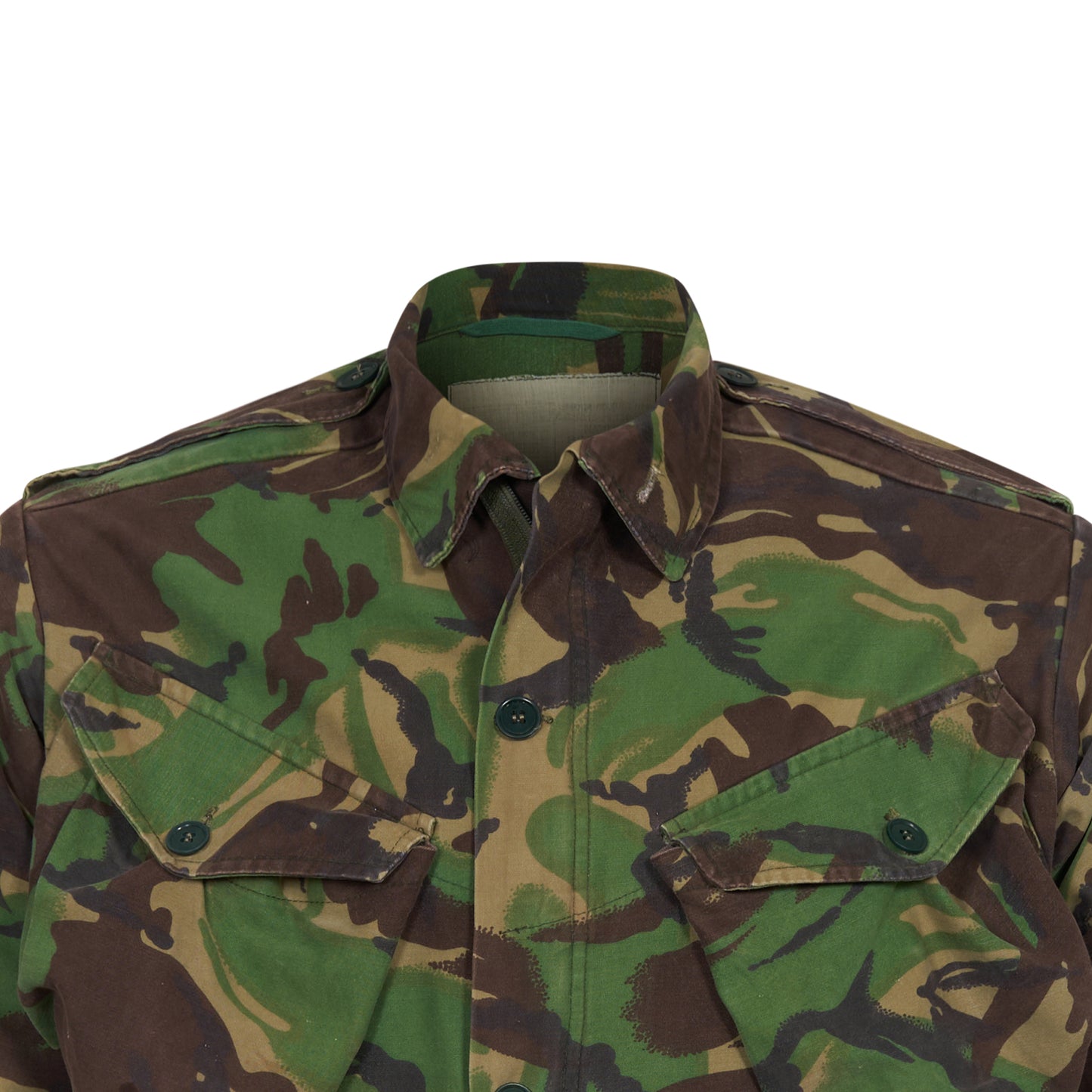Original British Army Jacket Vintage Surplus Camo Issued Military Combat Field Coat DPM Camo