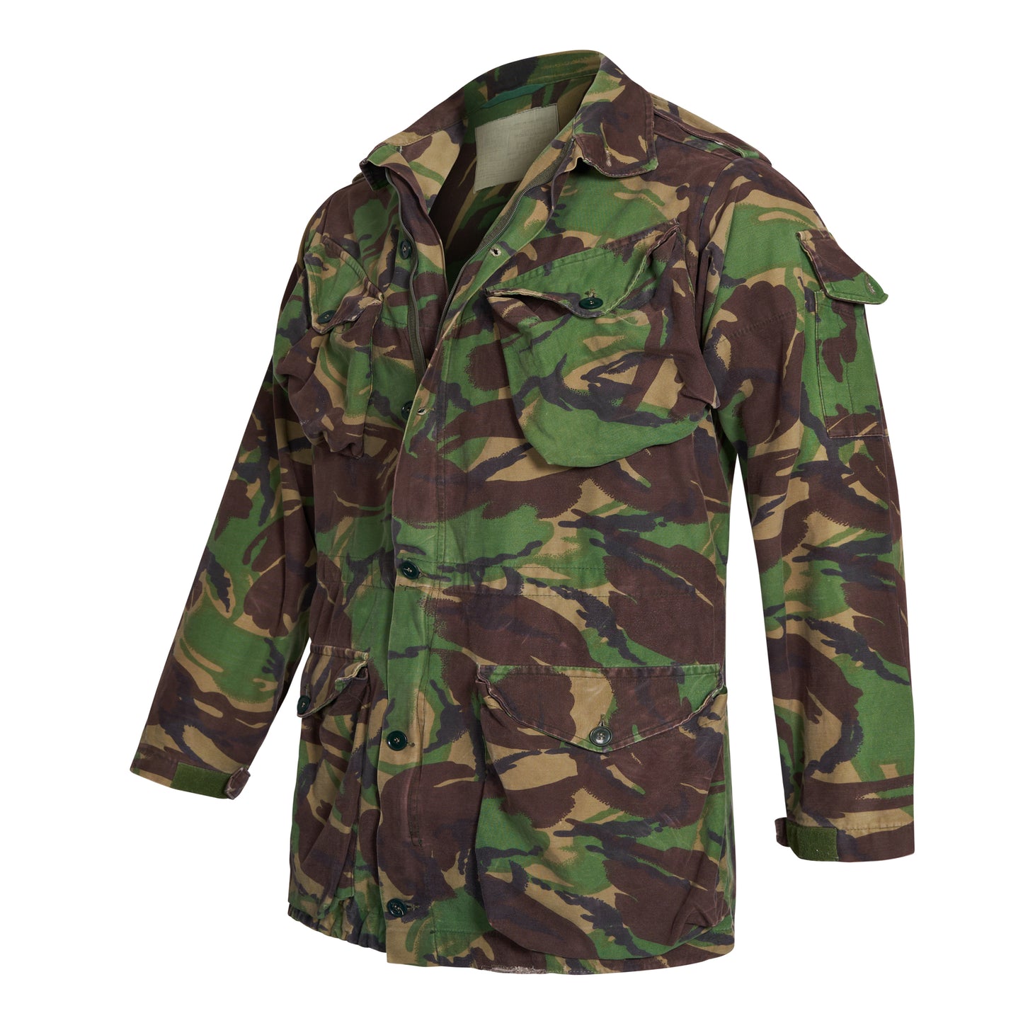 Original British Army Jacket Vintage Surplus Camo Issued Military Combat Field Coat DPM Camo