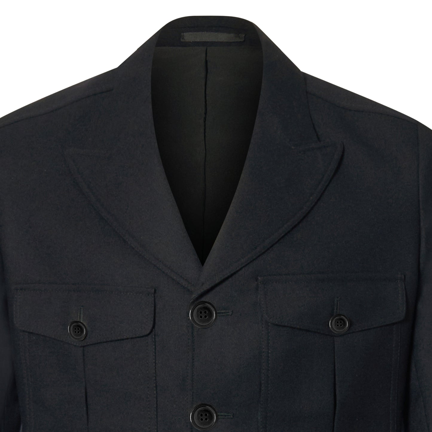 Original British Wool Jacket Tunic Uniform Blazer Black