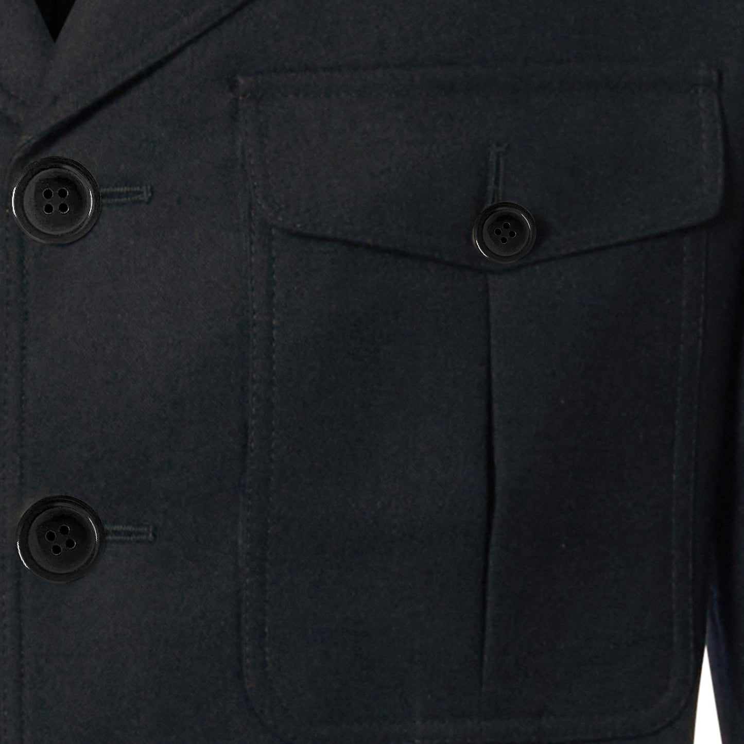 Original British Wool Jacket Tunic Uniform Blazer Black
