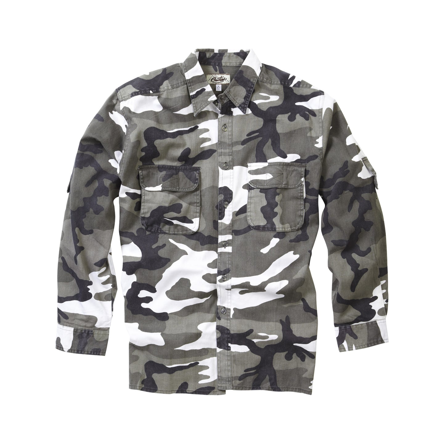 Army Shirt US Safari Long Sleeve Combat Top Urban Camo