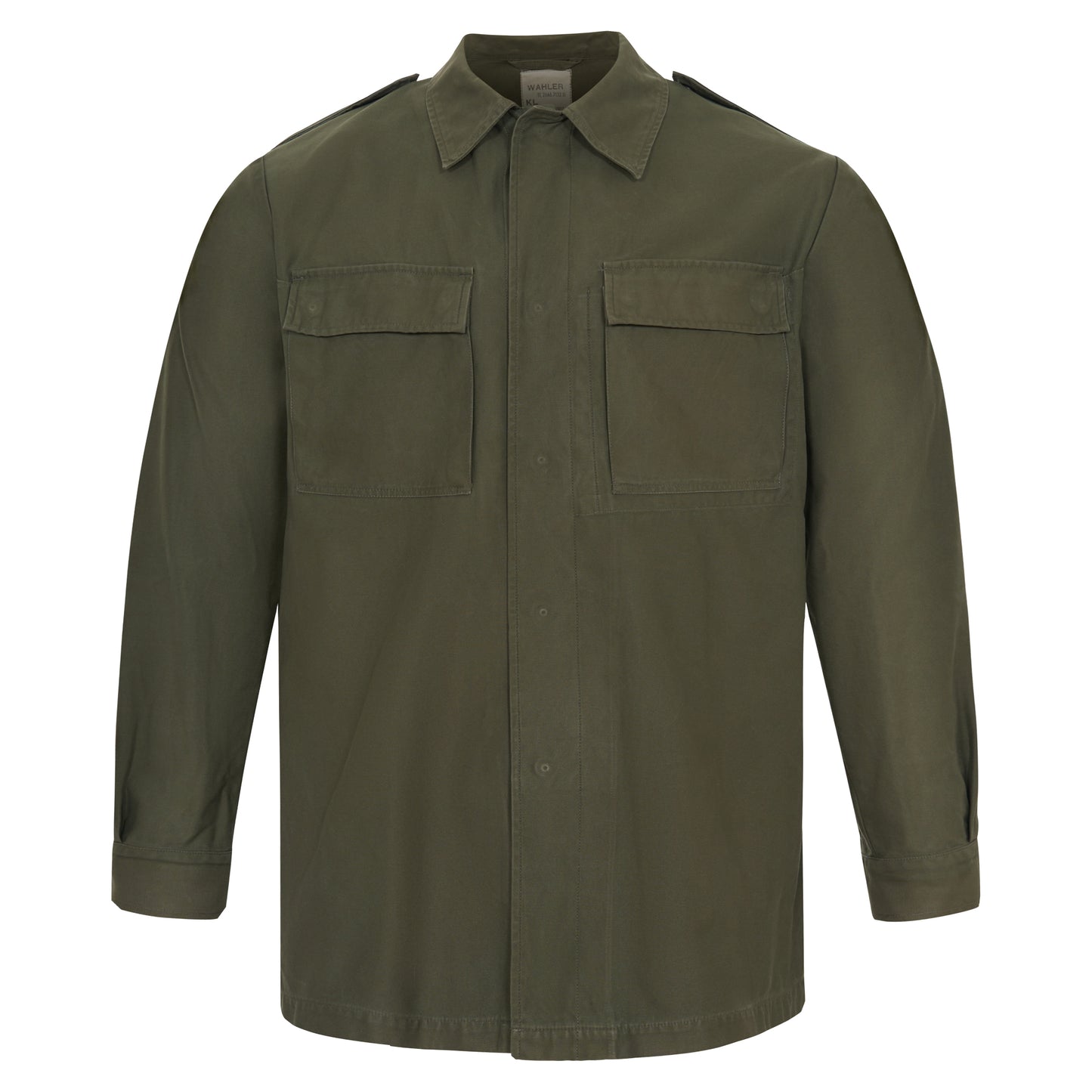 Original Dutch Army Shirt Military Vintage Surplus Light Jacket Olive