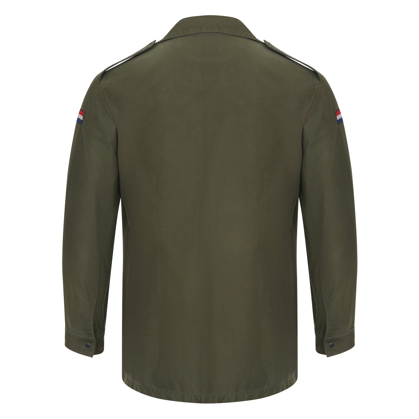 Original Dutch Army Shirt Military Vintage Surplus Light Jacket Olive