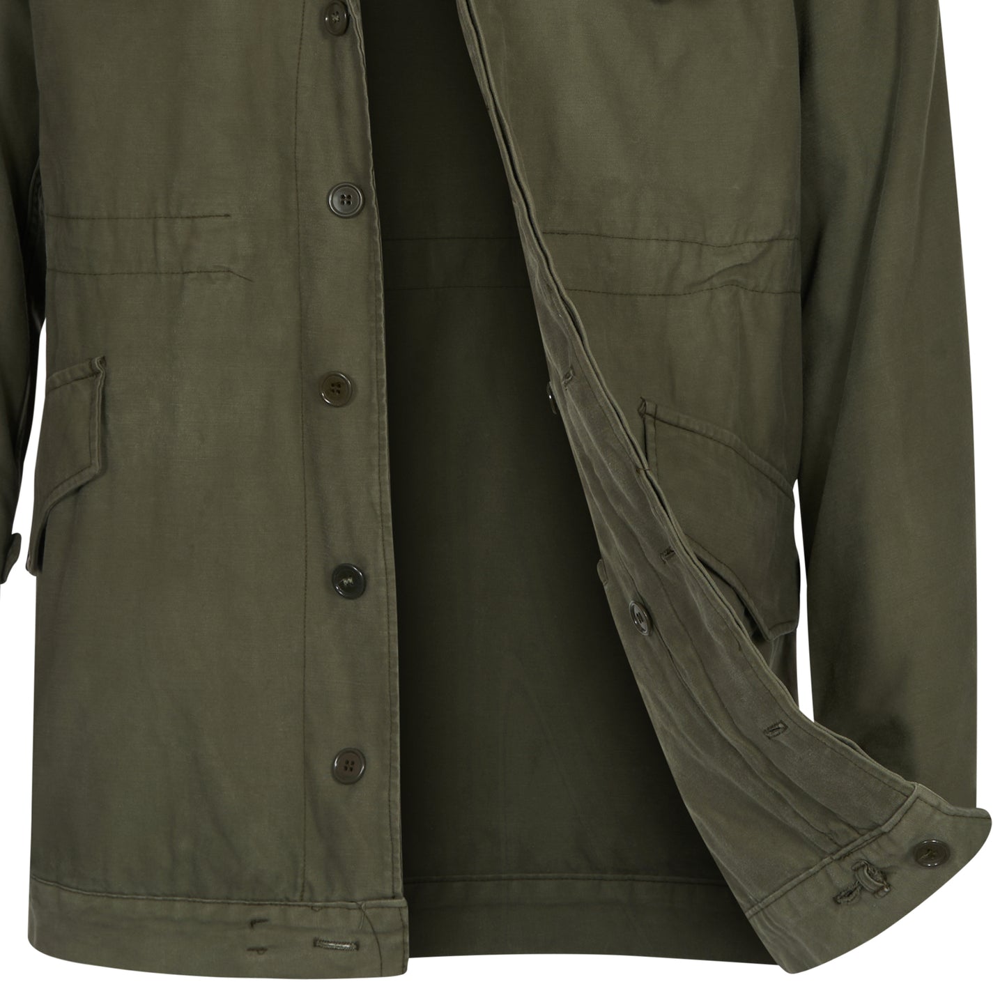 Original Dutch Army Parka Military Jacket Field Coat New Olive