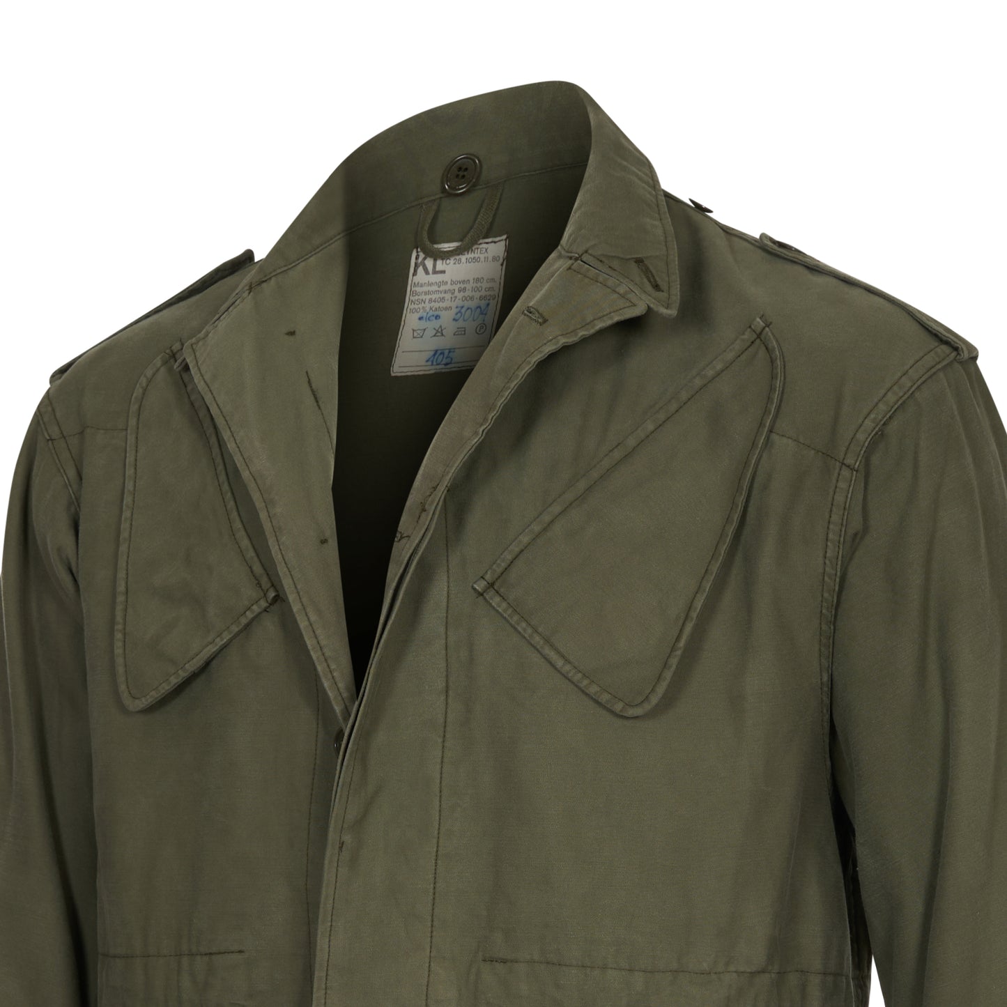 Original Dutch Army Parka Military Jacket Field Coat New Olive