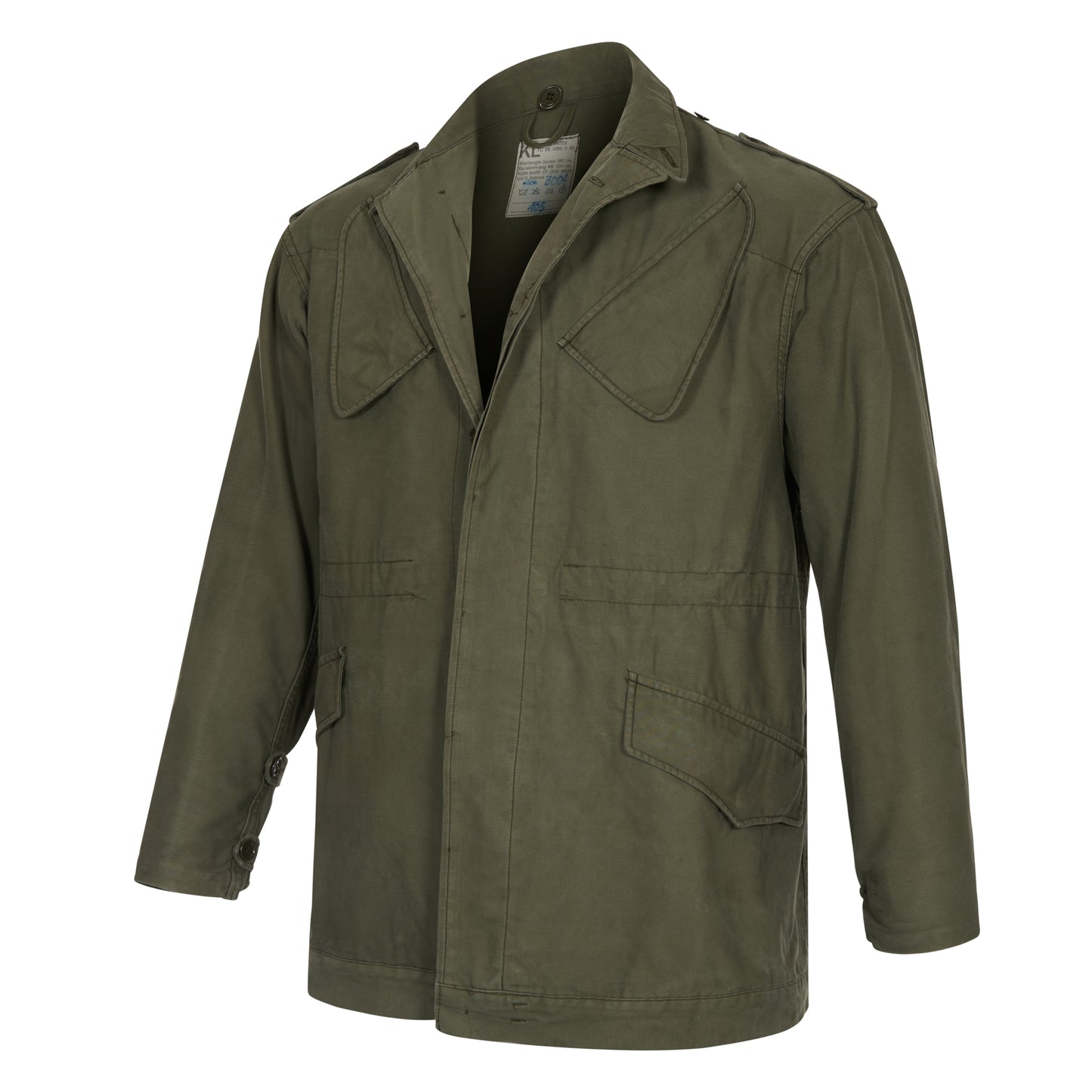 Original Dutch Army Parka Military Jacket Field Coat New Olive