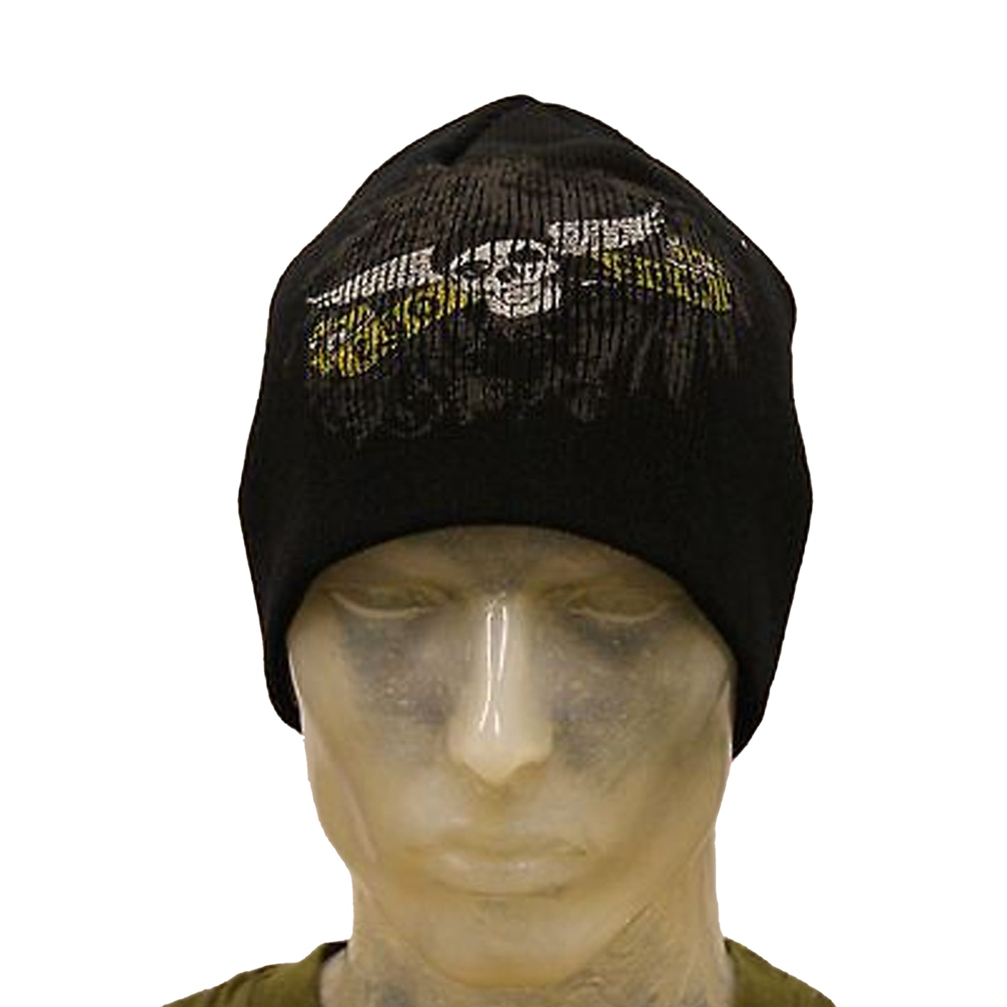 Winter Hat Printed Ego Wings Beanie Watch Cap Black
