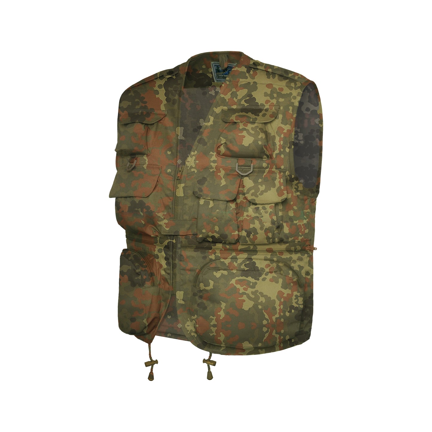 Gilet Multi Pocket Flecktarn Camo