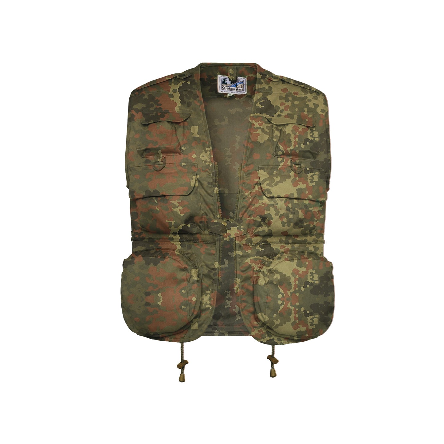 Gilet Multi Pocket Flecktarn Camo