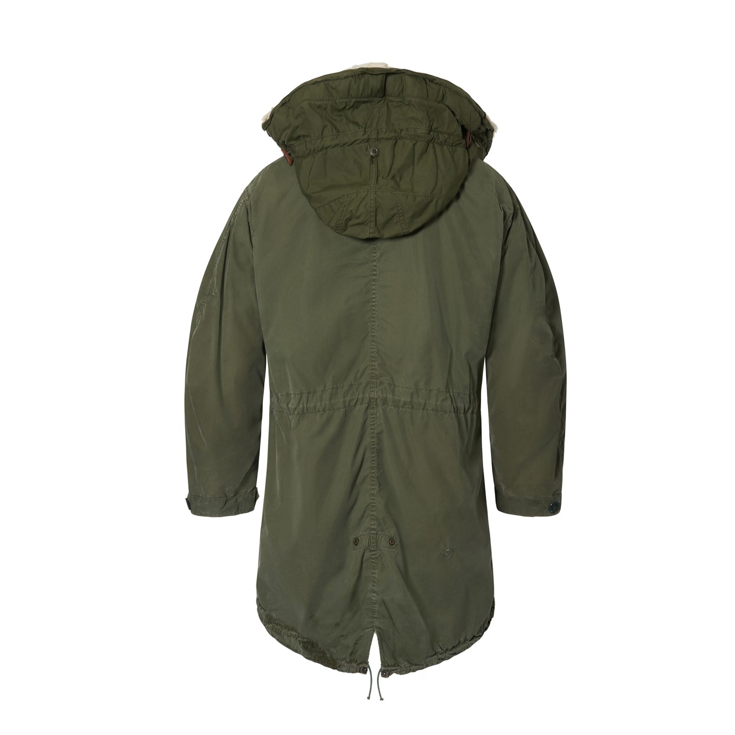 Fishtail Parka Original US Army Vintage Surplus Field Coat Grade 2 Green