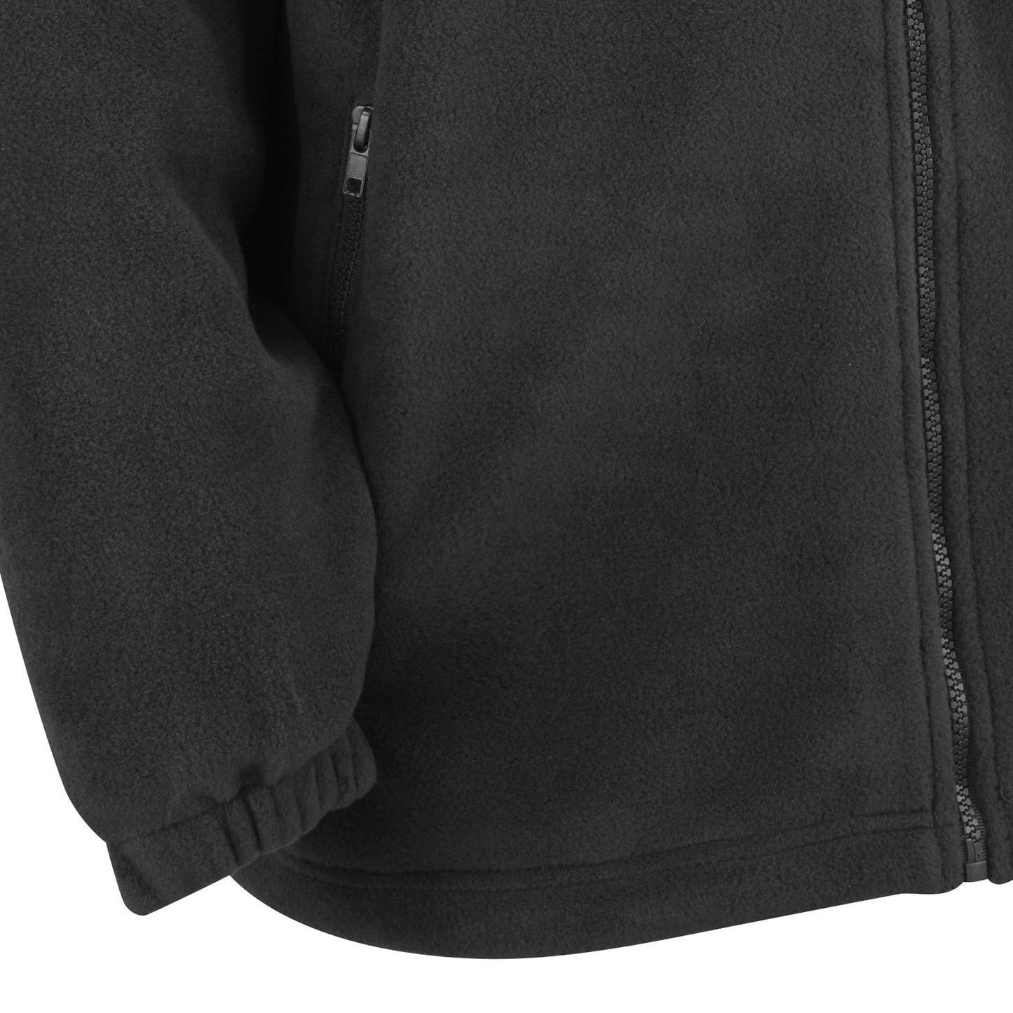 Fleece Jacket Winter Warm Hiking Camping Fishing Hunting Coat Black