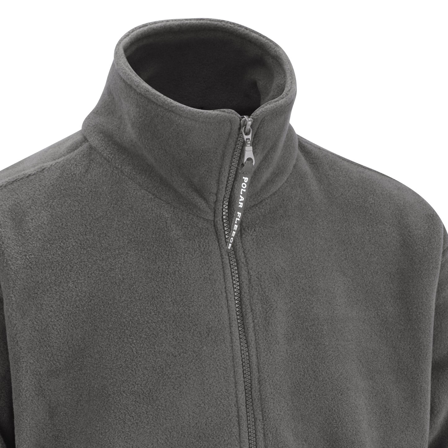 Fleece Jacket Winter Warm Hiking Camping Fishing Hunting Coat Grey
