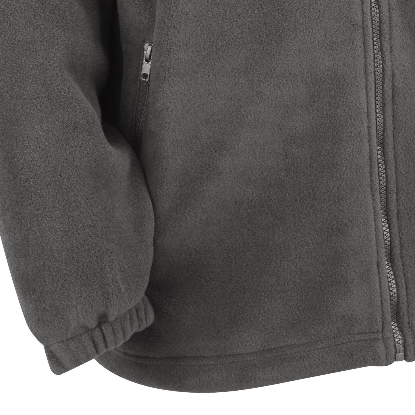 Fleece Jacket Winter Warm Hiking Camping Fishing Hunting Coat Grey
