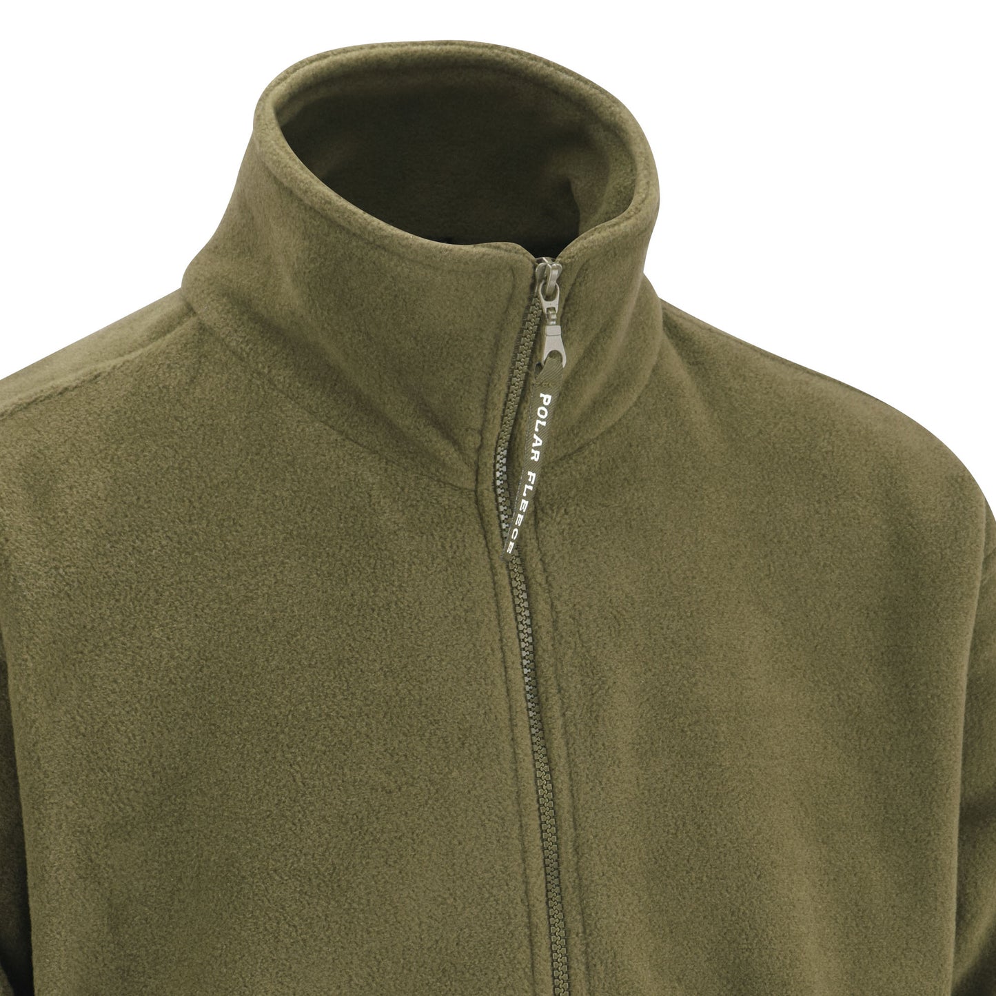 Fleece Jacket Winter Warm Hiking Camping Fishing Hunting Coat Olive
