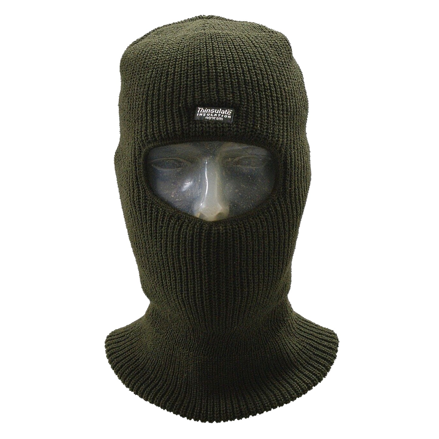 Balaclava Open Face Bike Fleece Lined Face Cover Olive