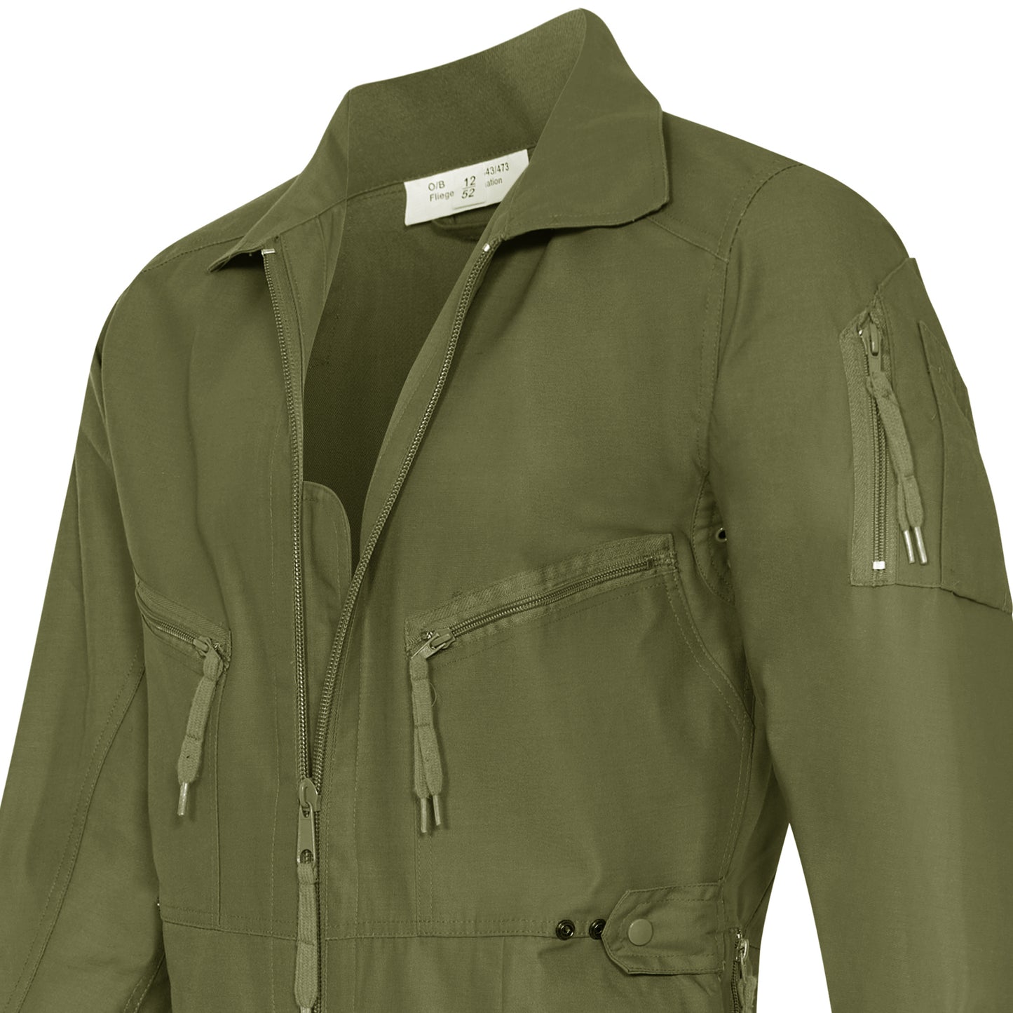 Flying Suit Flight Jumpsuit Military Style Coverall Olive