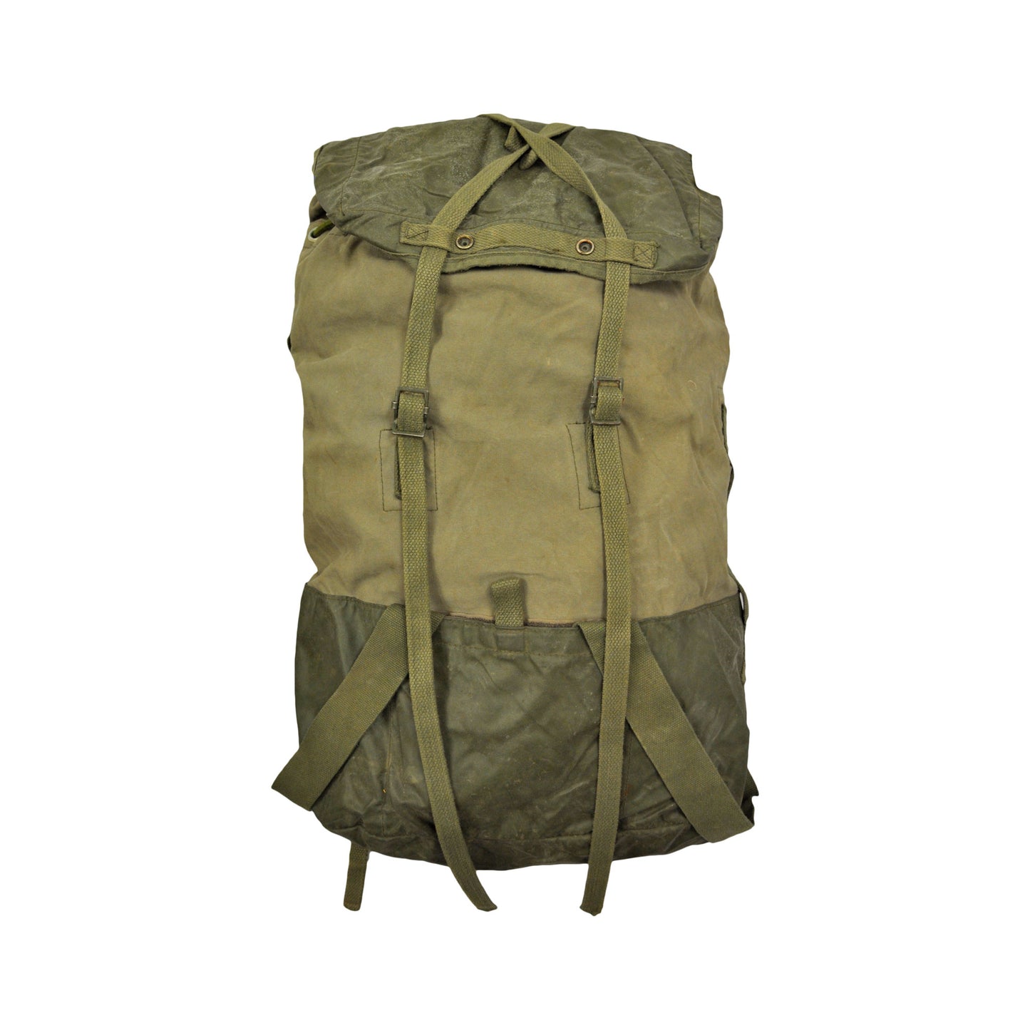 Army Rucksack Original French Military Vintage Surplus Backpack Olive Large