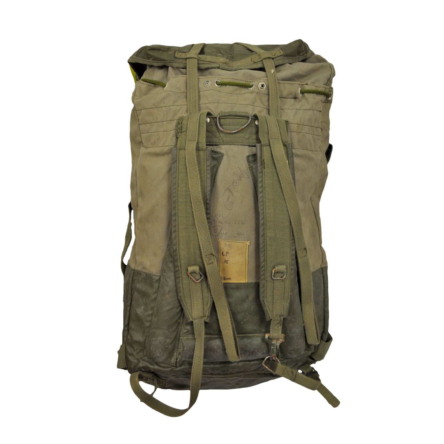 Army Rucksack Original French Military Vintage Surplus Backpack Olive Large