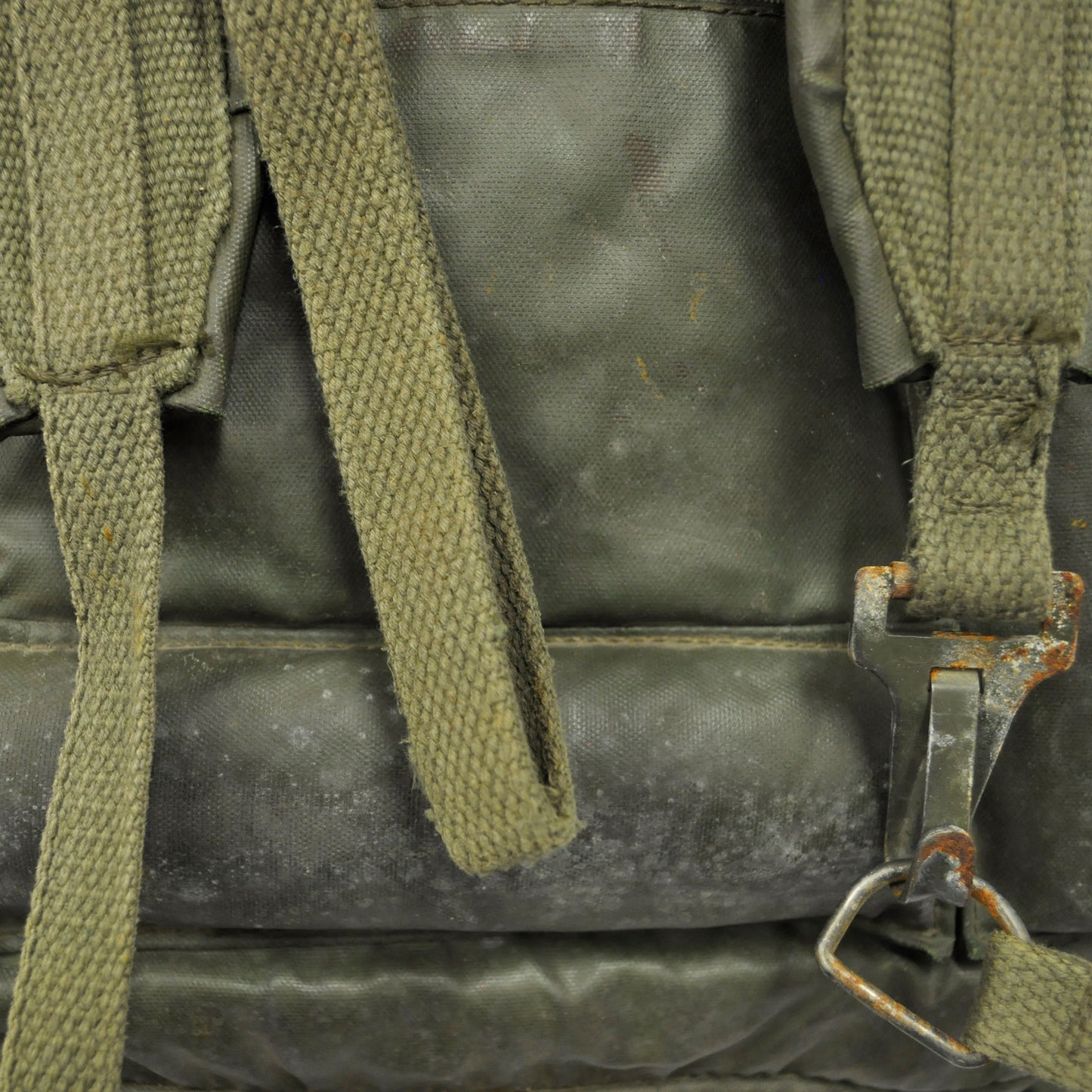 Army Rucksack Original French Military Vintage Surplus Backpack Olive Large