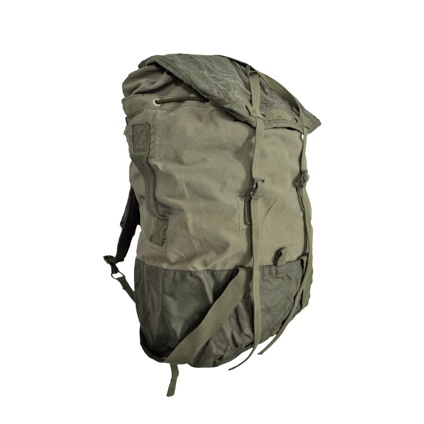 Army Rucksack Original French Military Vintage Surplus Backpack Olive Large