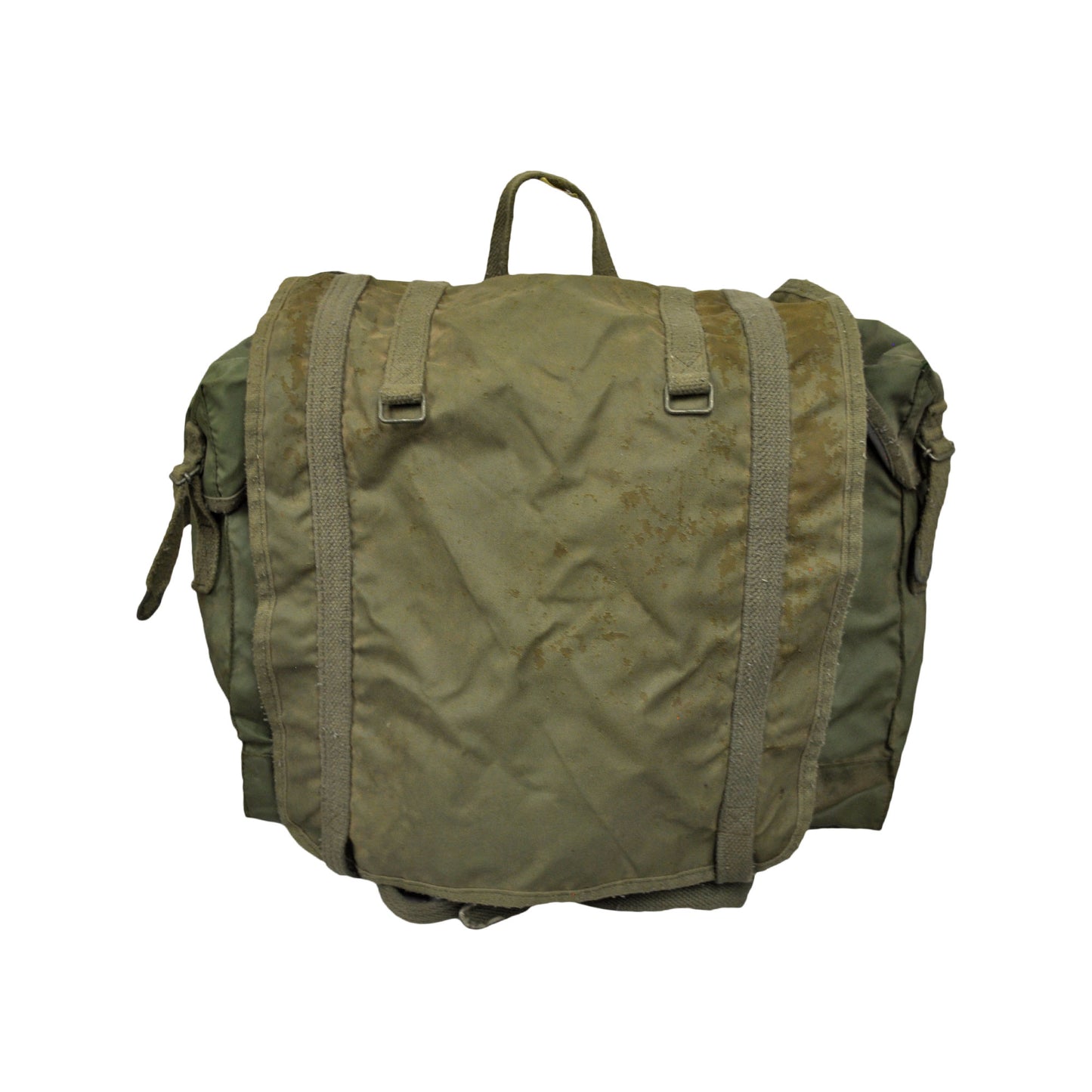 Army Rucksack Original French Military Vintage Surplus Backpack Olive Medium