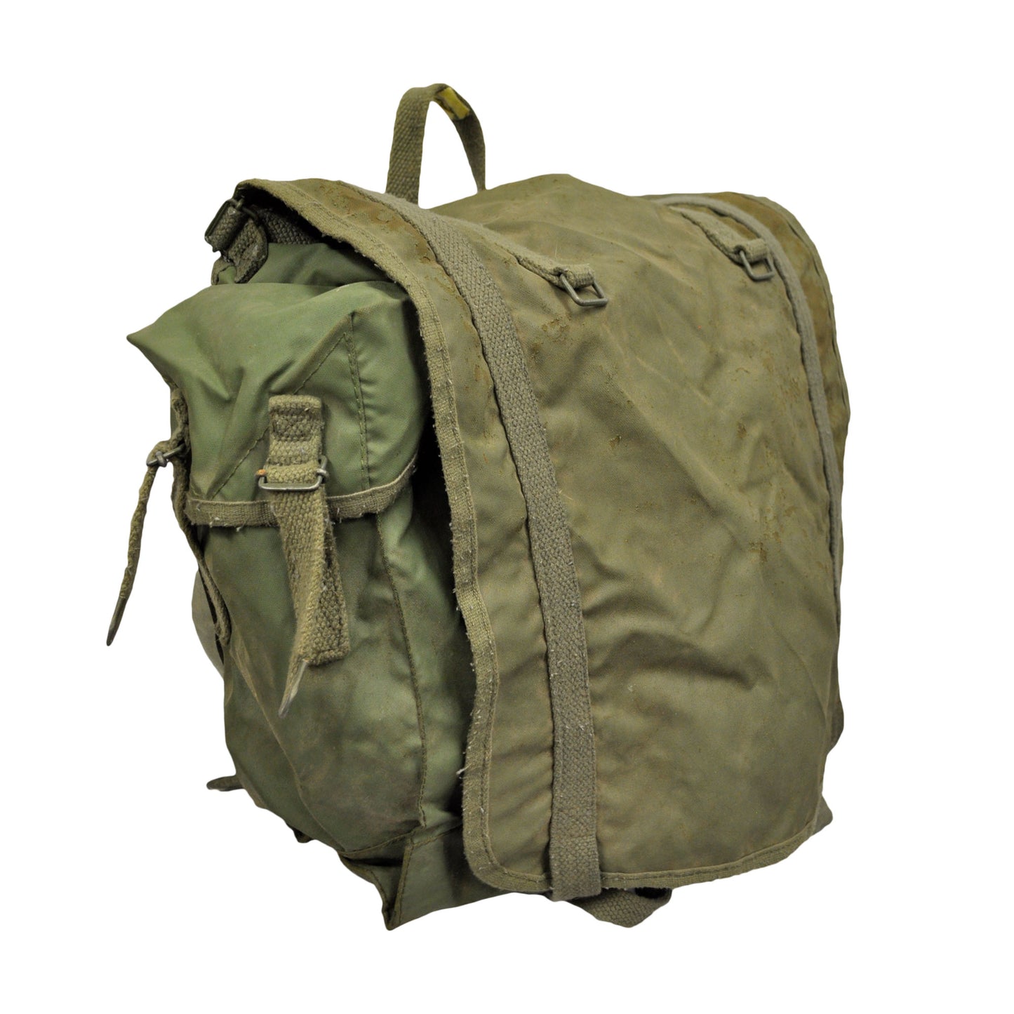 Army Rucksack Original French Military Vintage Surplus Backpack Olive Medium
