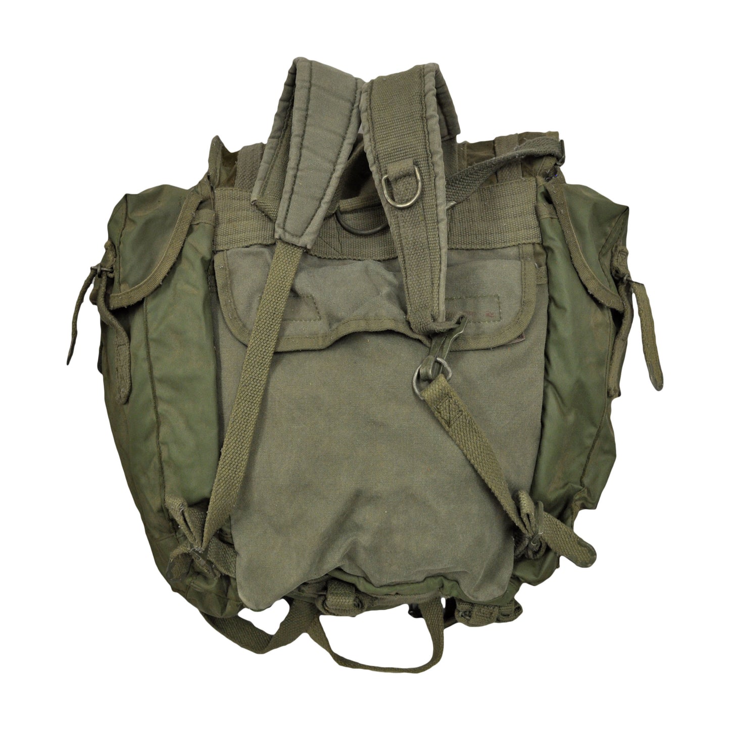 Army Rucksack Original French Military Vintage Surplus Backpack Olive Medium