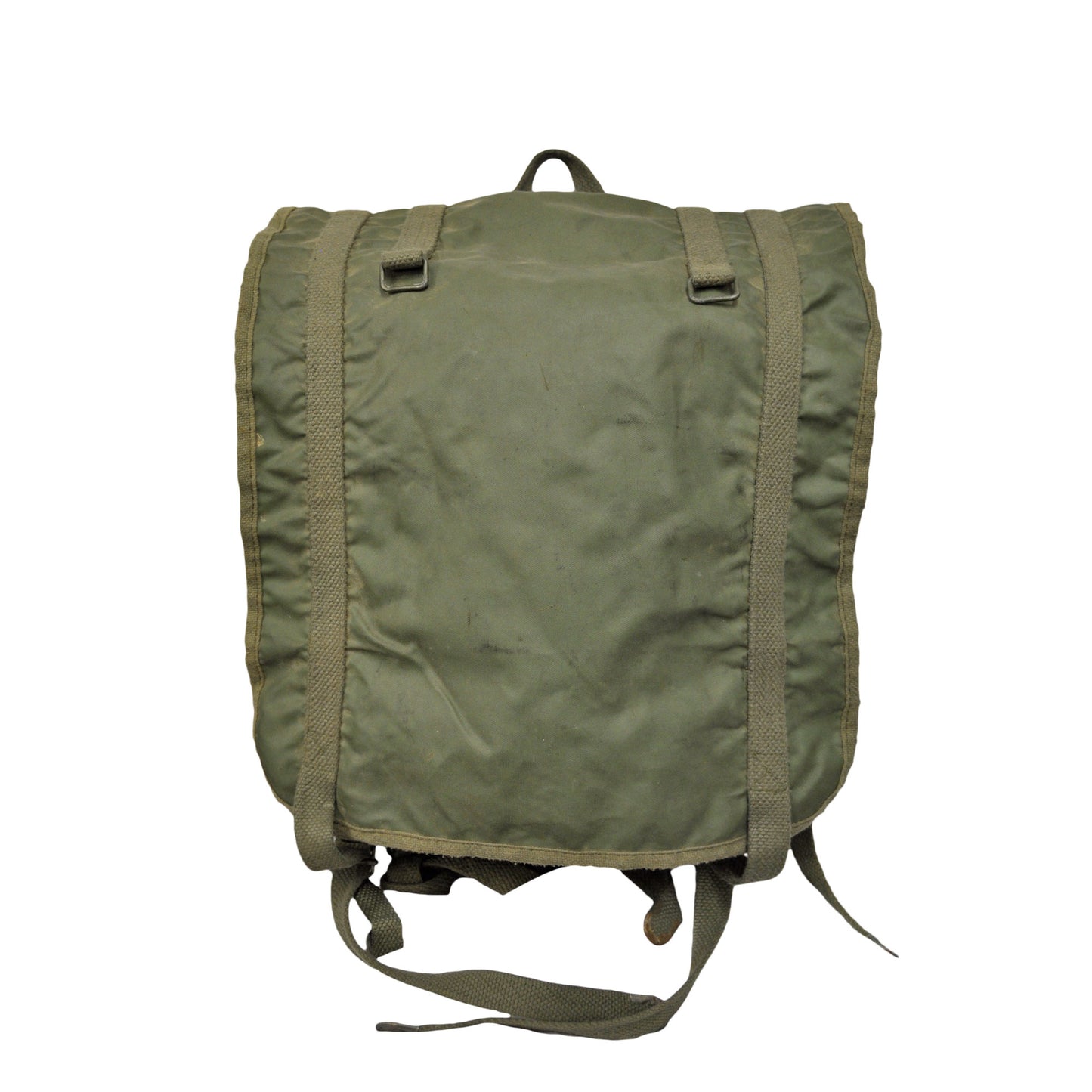 Army Rucksack Original French Military Vintage Surplus Backpack Olive Small