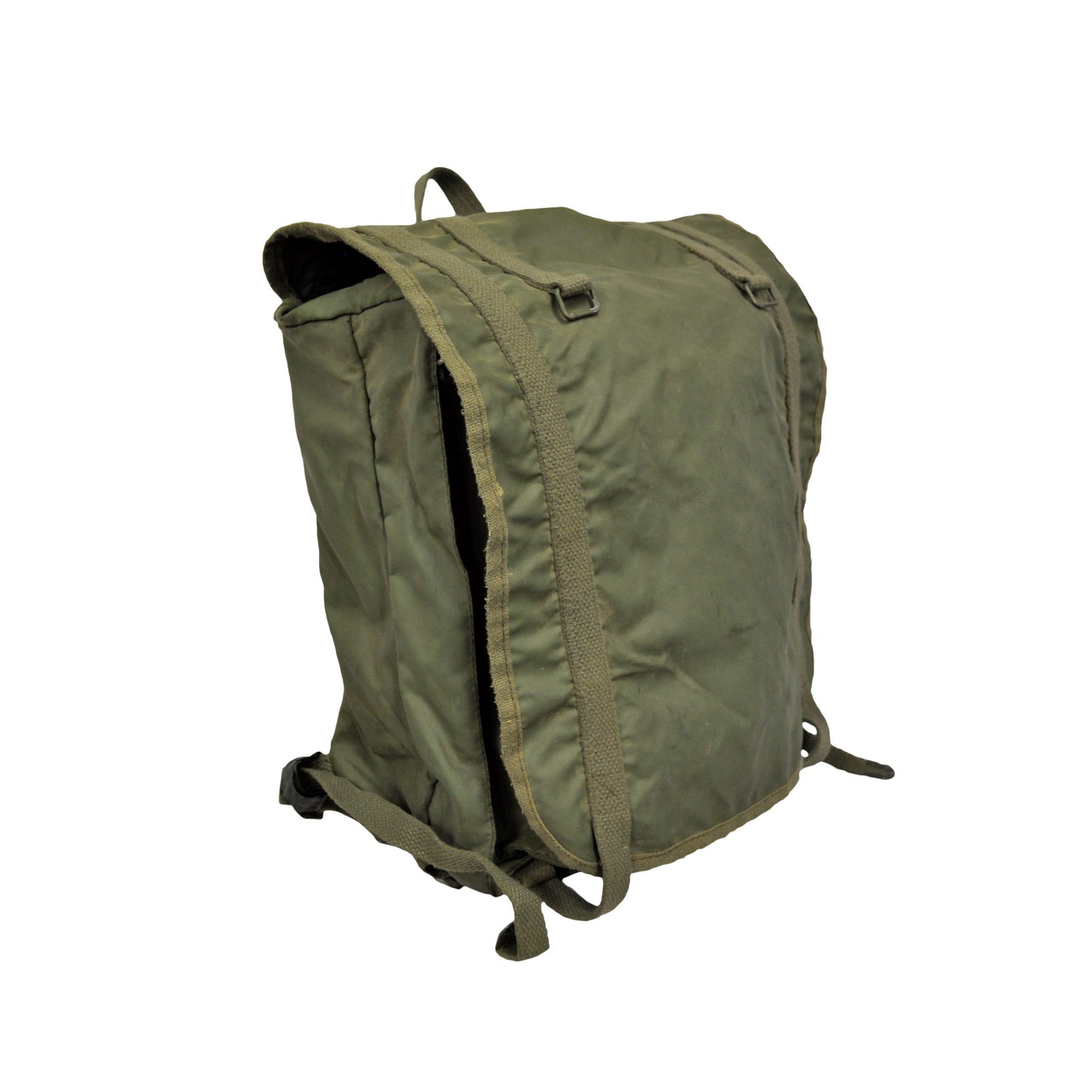 Army Rucksack Original French Military Vintage Surplus Backpack Olive Small