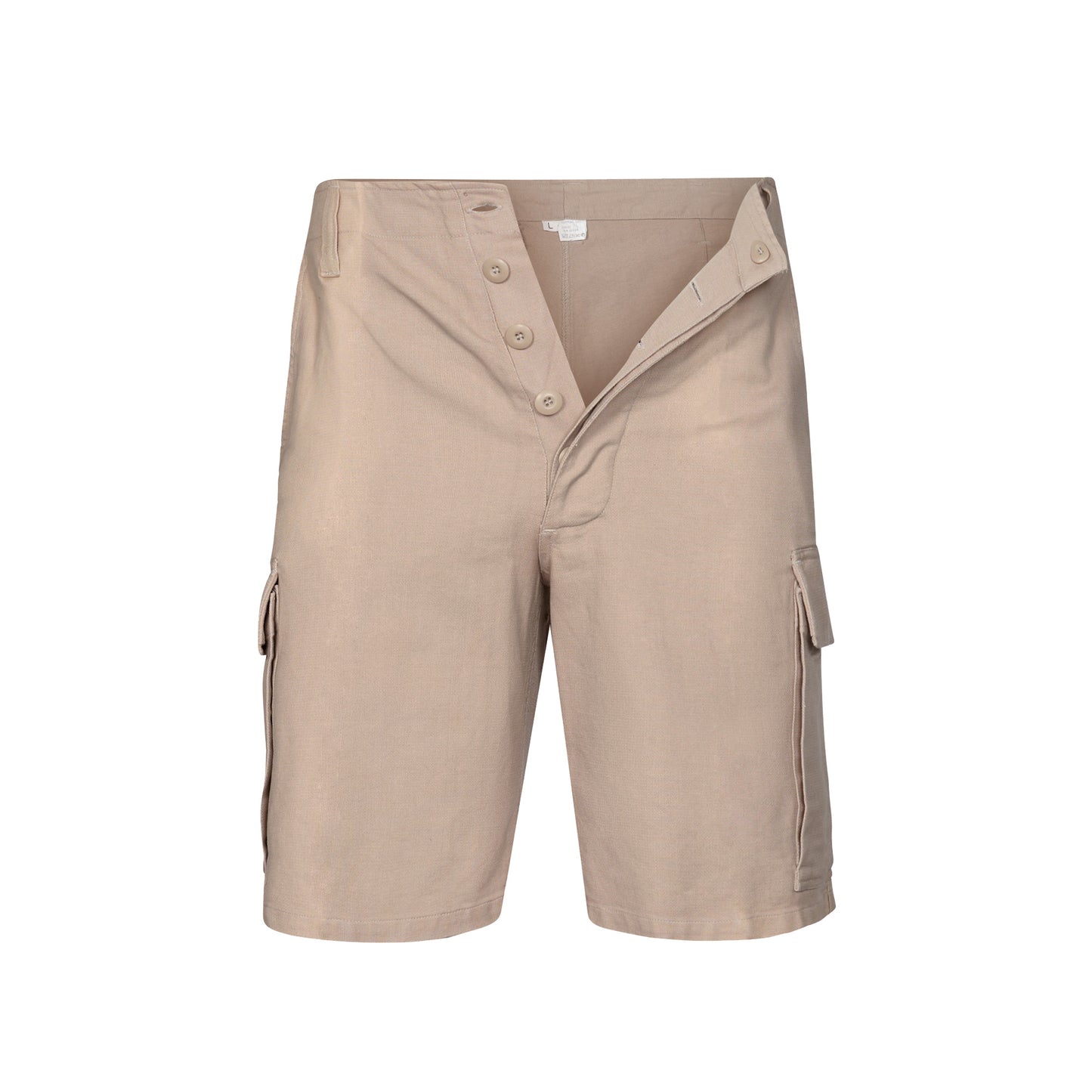 Army Combat Shorts Durable Summer Moleskin Cotton Beige