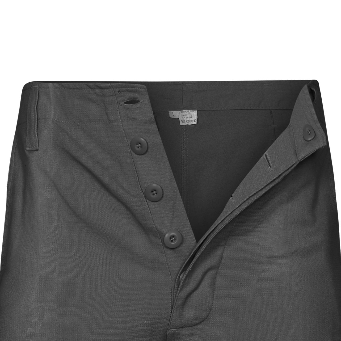 Army Combat Shorts Durable Summer Moleskin Cotton Black